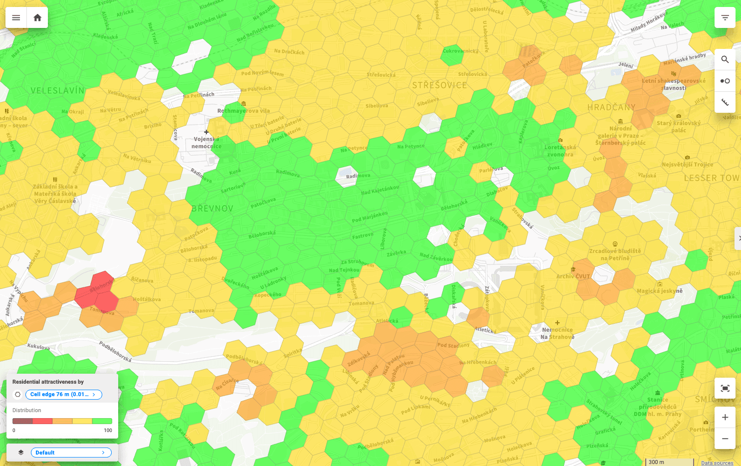 Location Attractiveness for Residential Development in CleverMaps