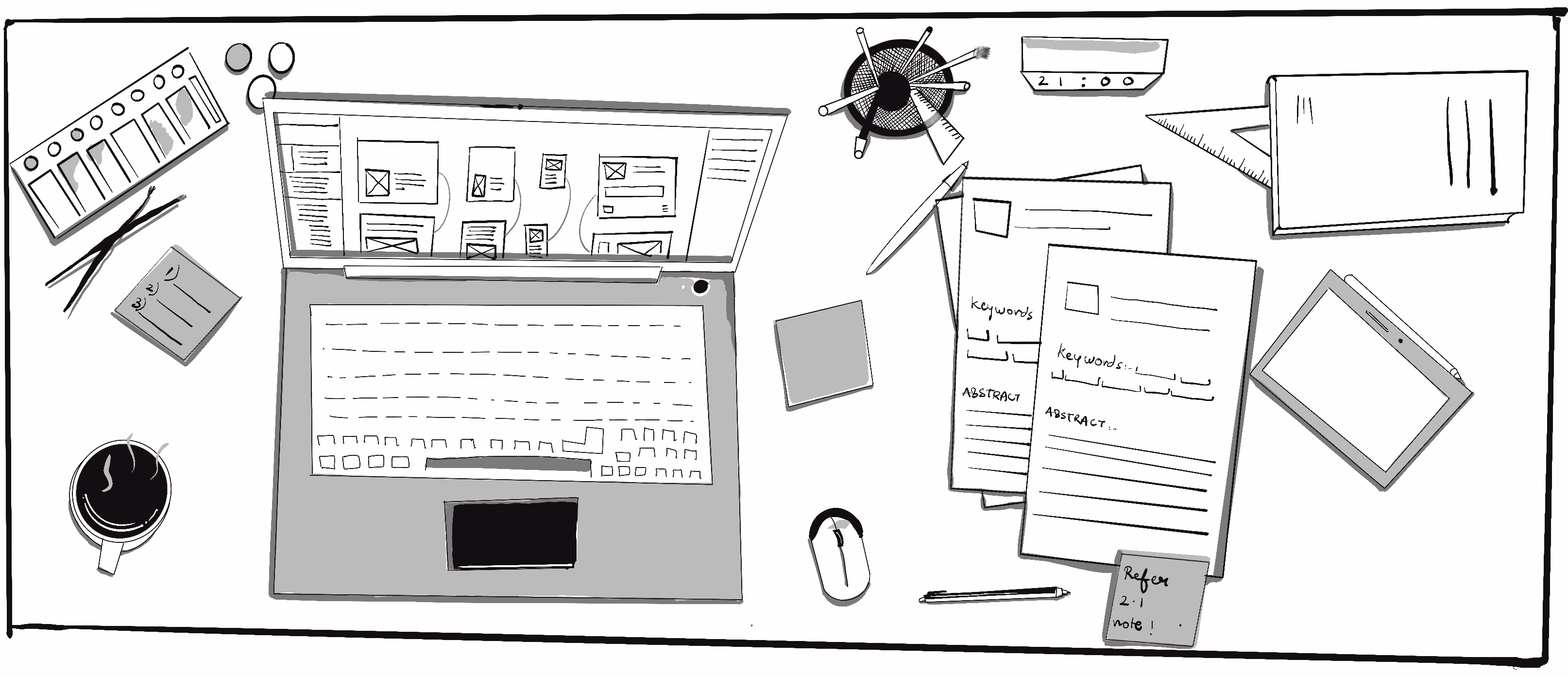 Woman with color palette