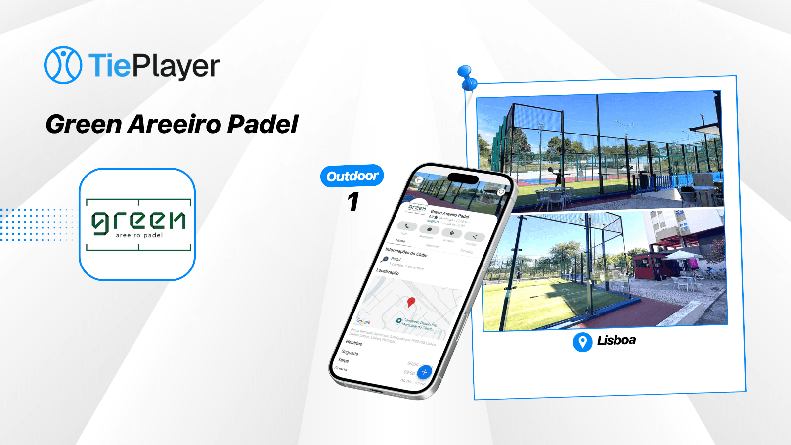 Book a padel court at Green Areeiro Padel