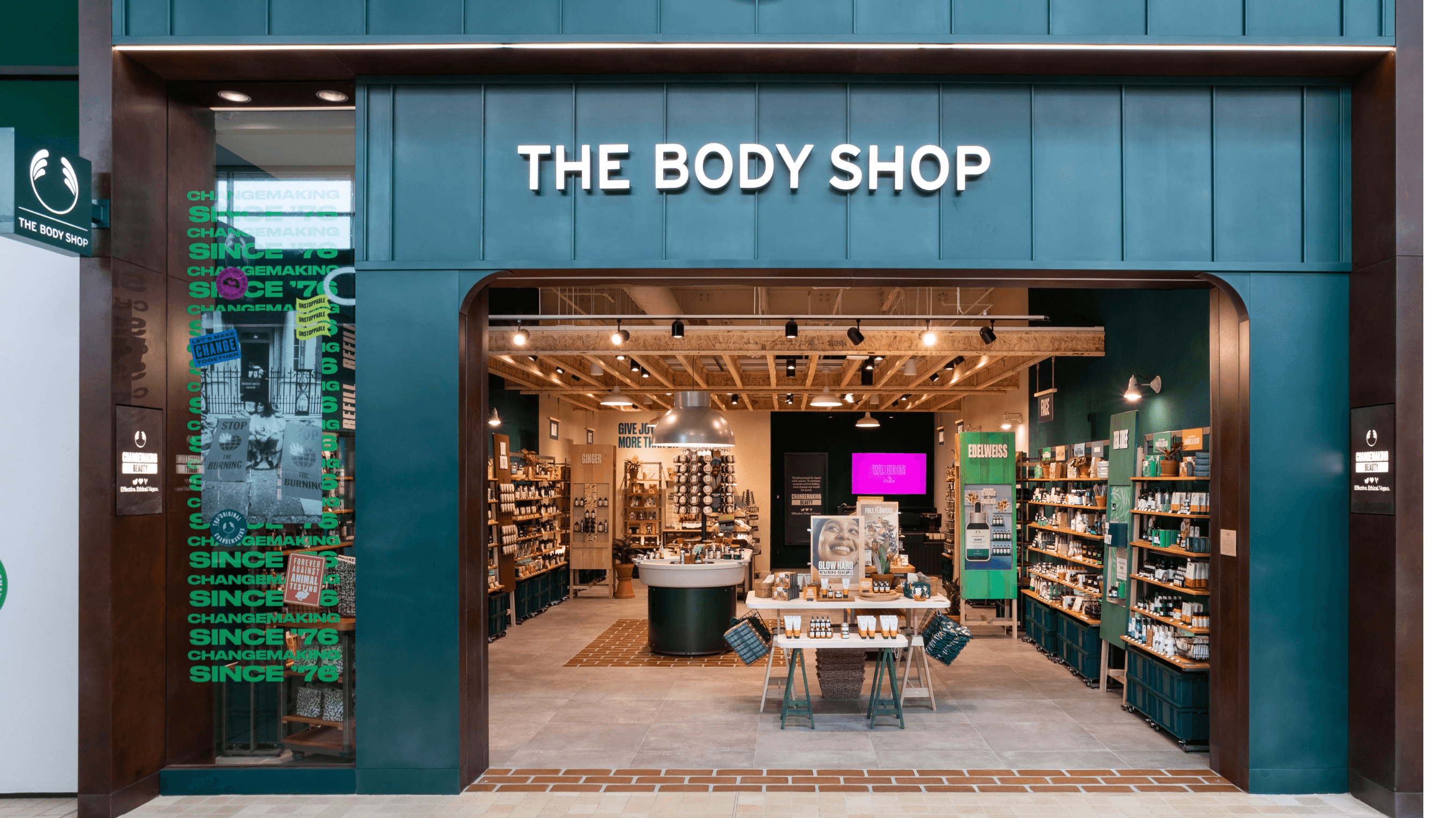 The body shop storefront image