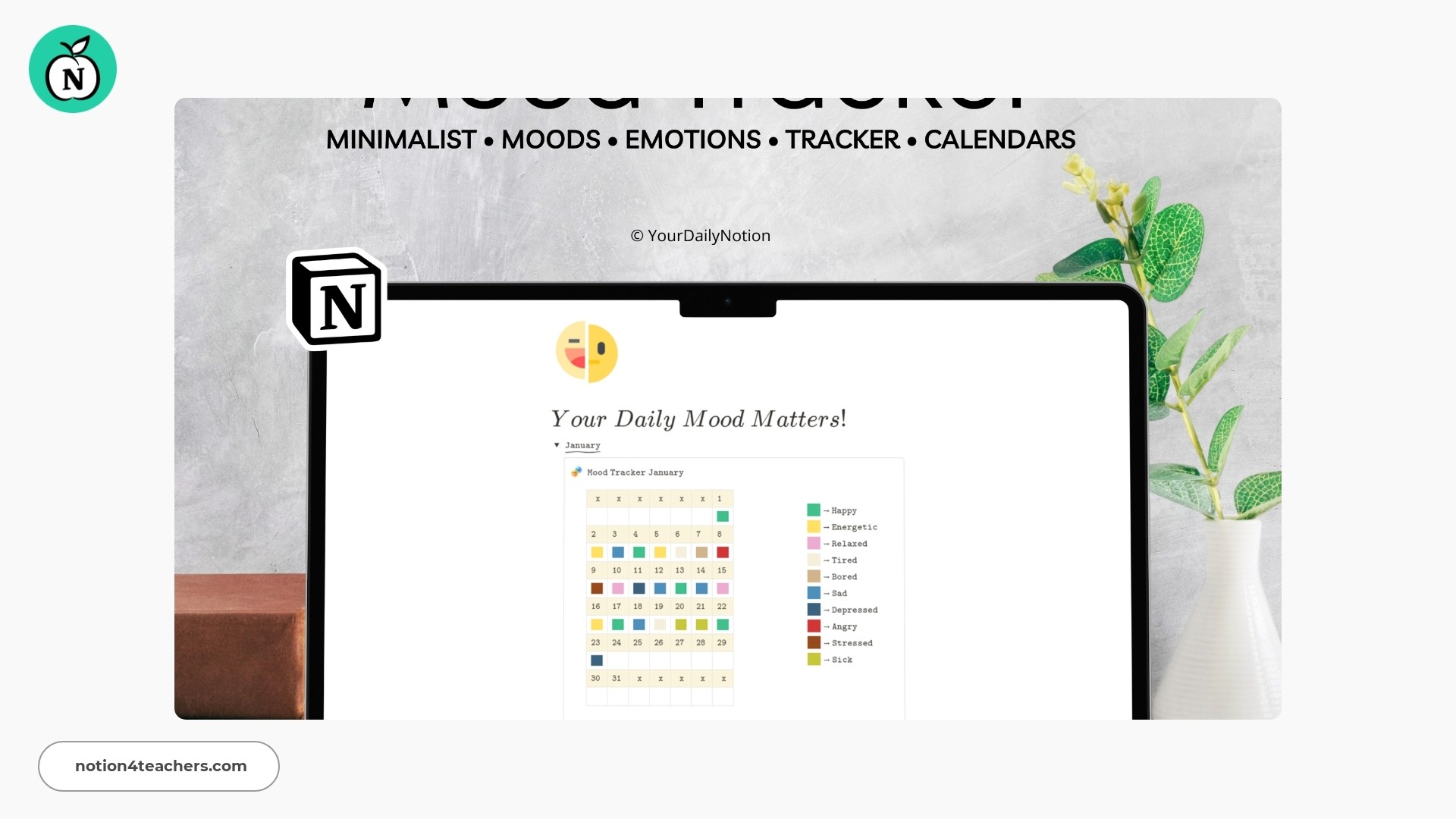 Mood Tracker by YourDailyNotion