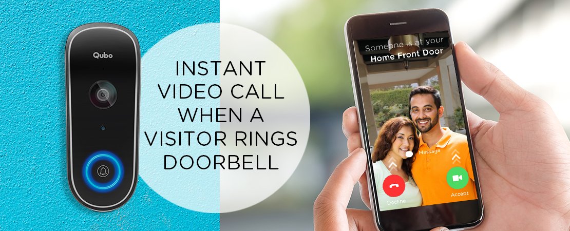 Qubo Video Doorbell - Instant Video Call