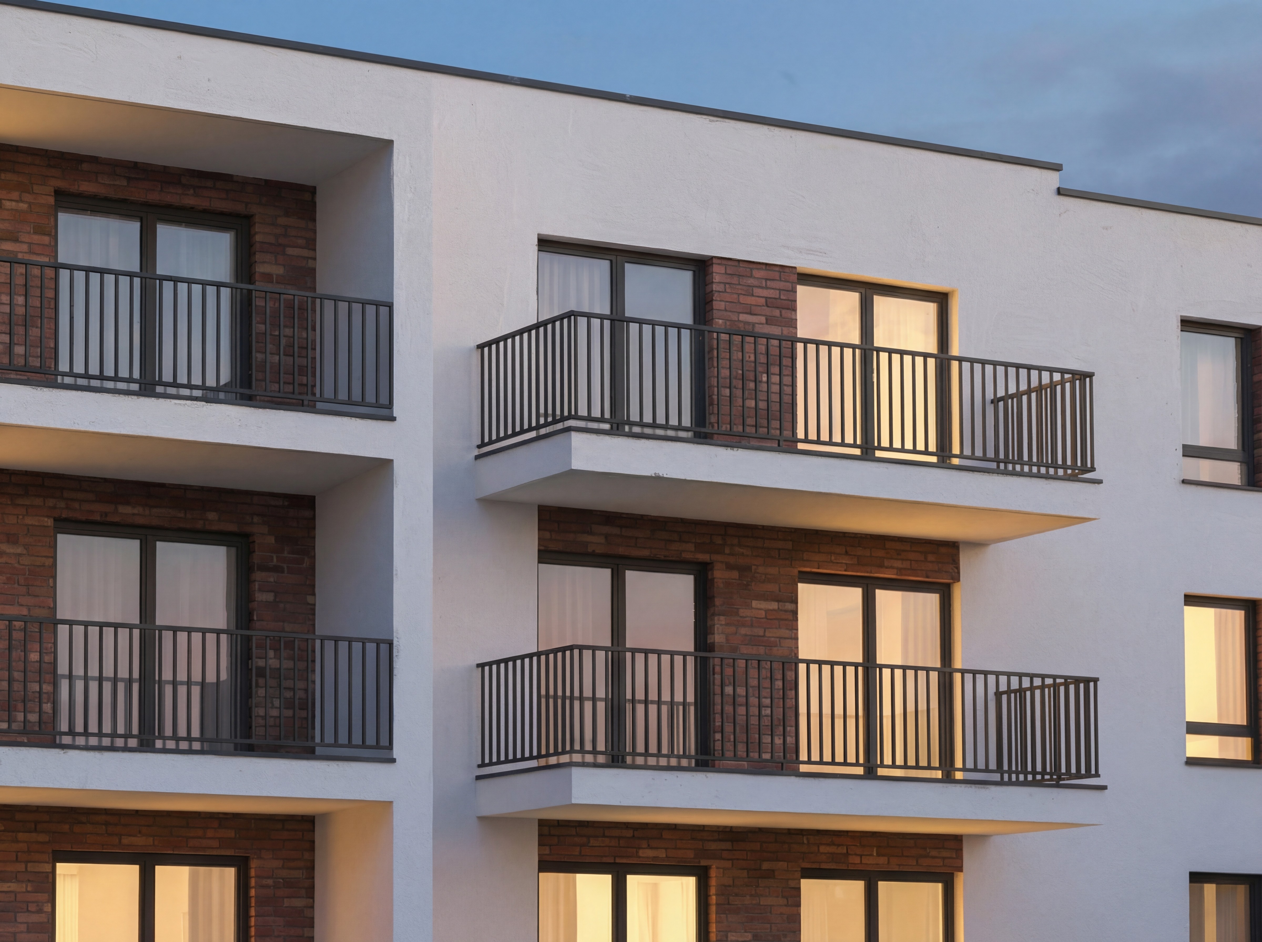 Elewacja budynku wielorodzinnego - projekt architektoniczny Nowi Architekci