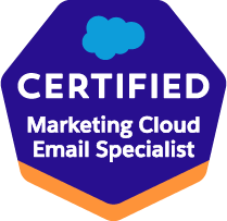 Logo Certfied Marketing Cloud Email Specialist