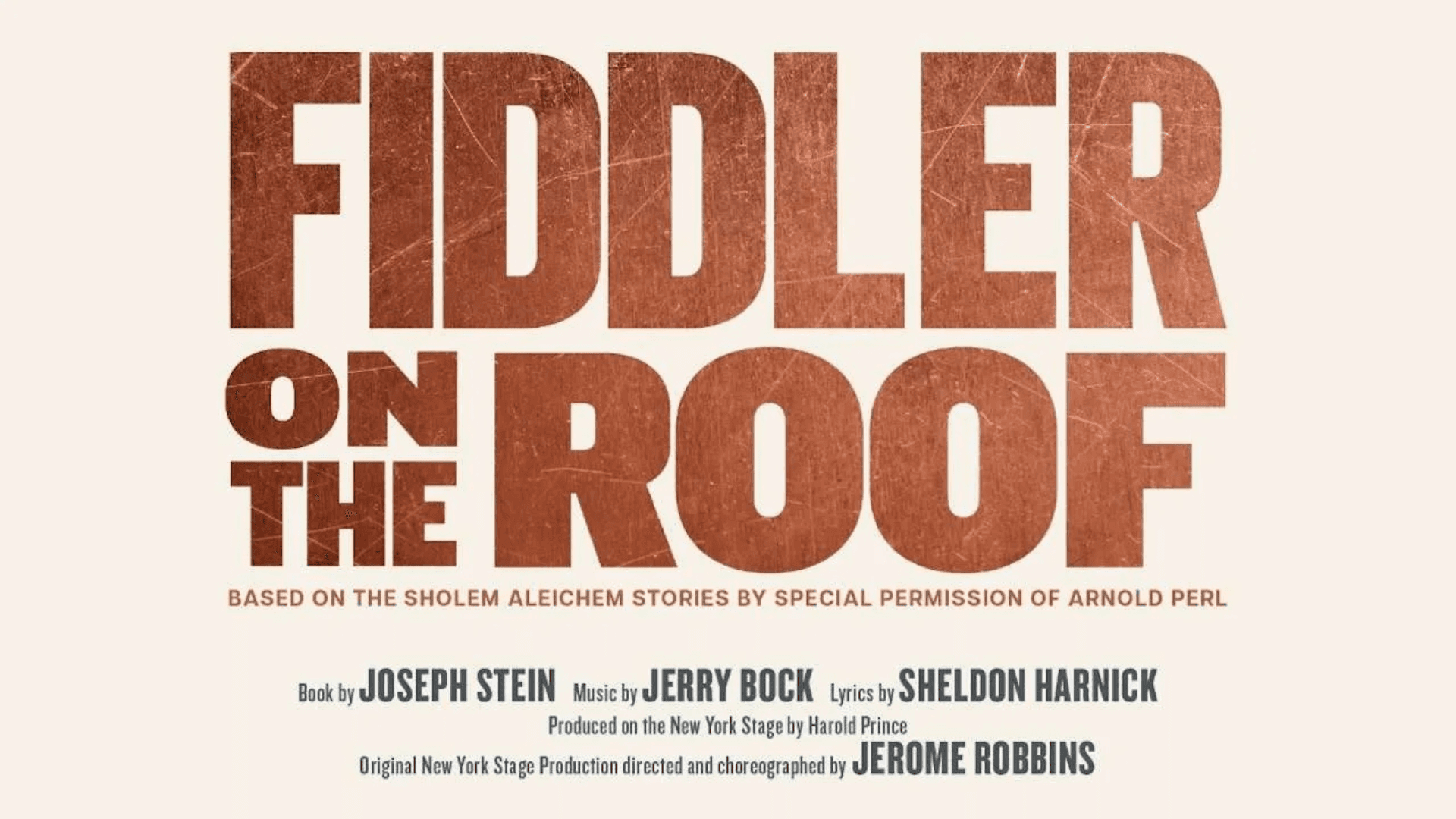 Regent's Park's Fiddler on the Roof transfers to the London Barbican