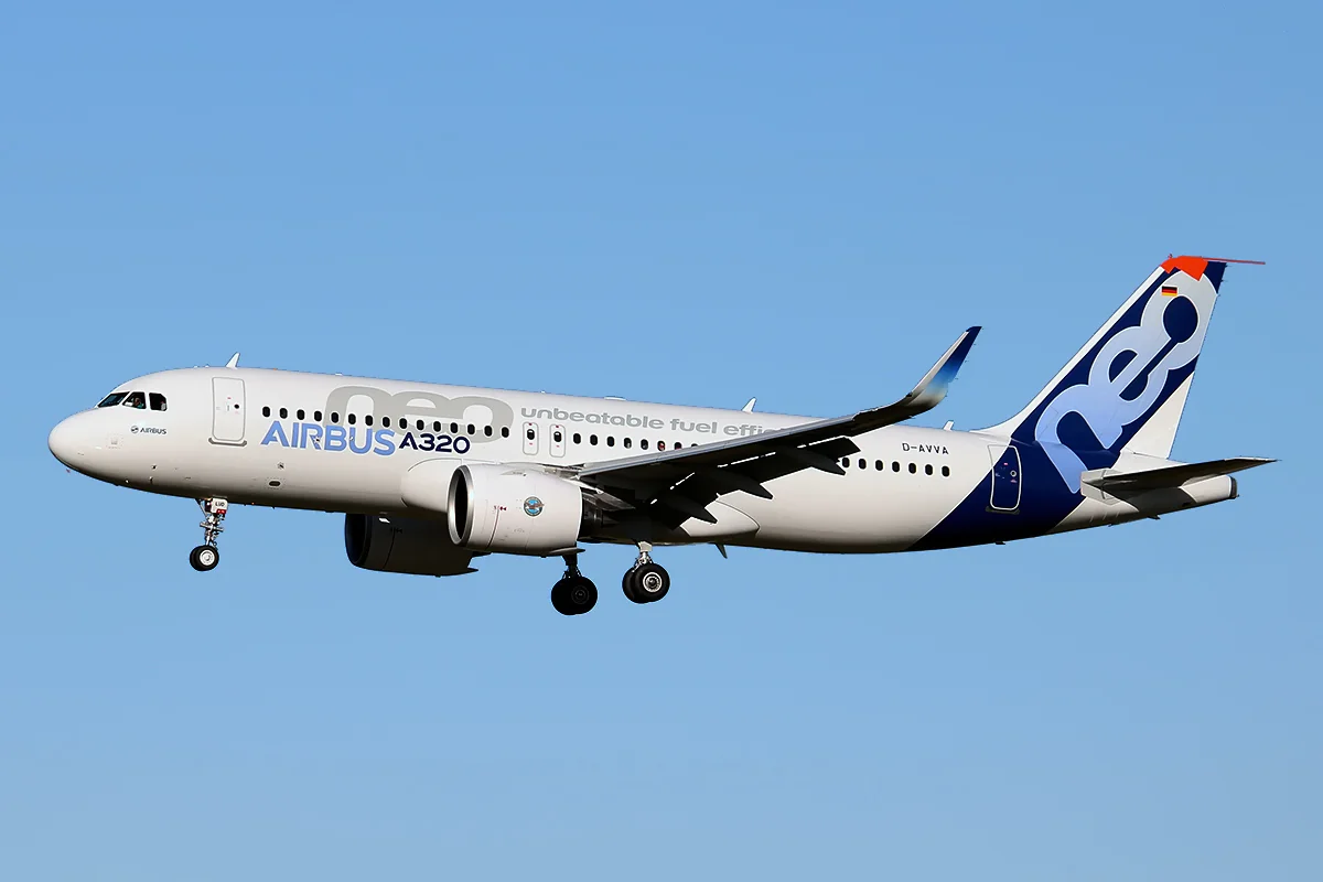 Airbus A320, narrowbody de pasajeros