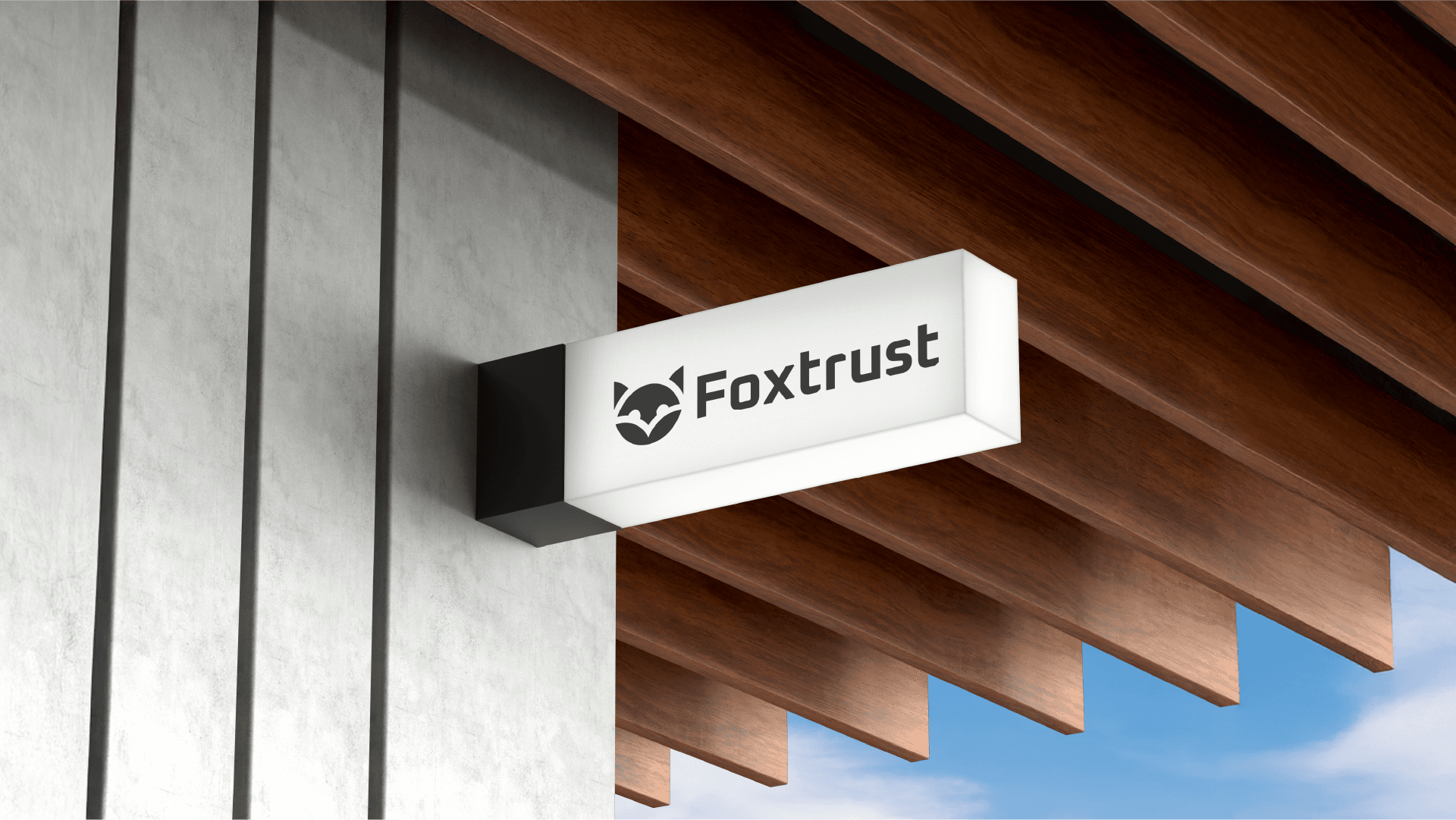 Foxtrust brand identity mockup
