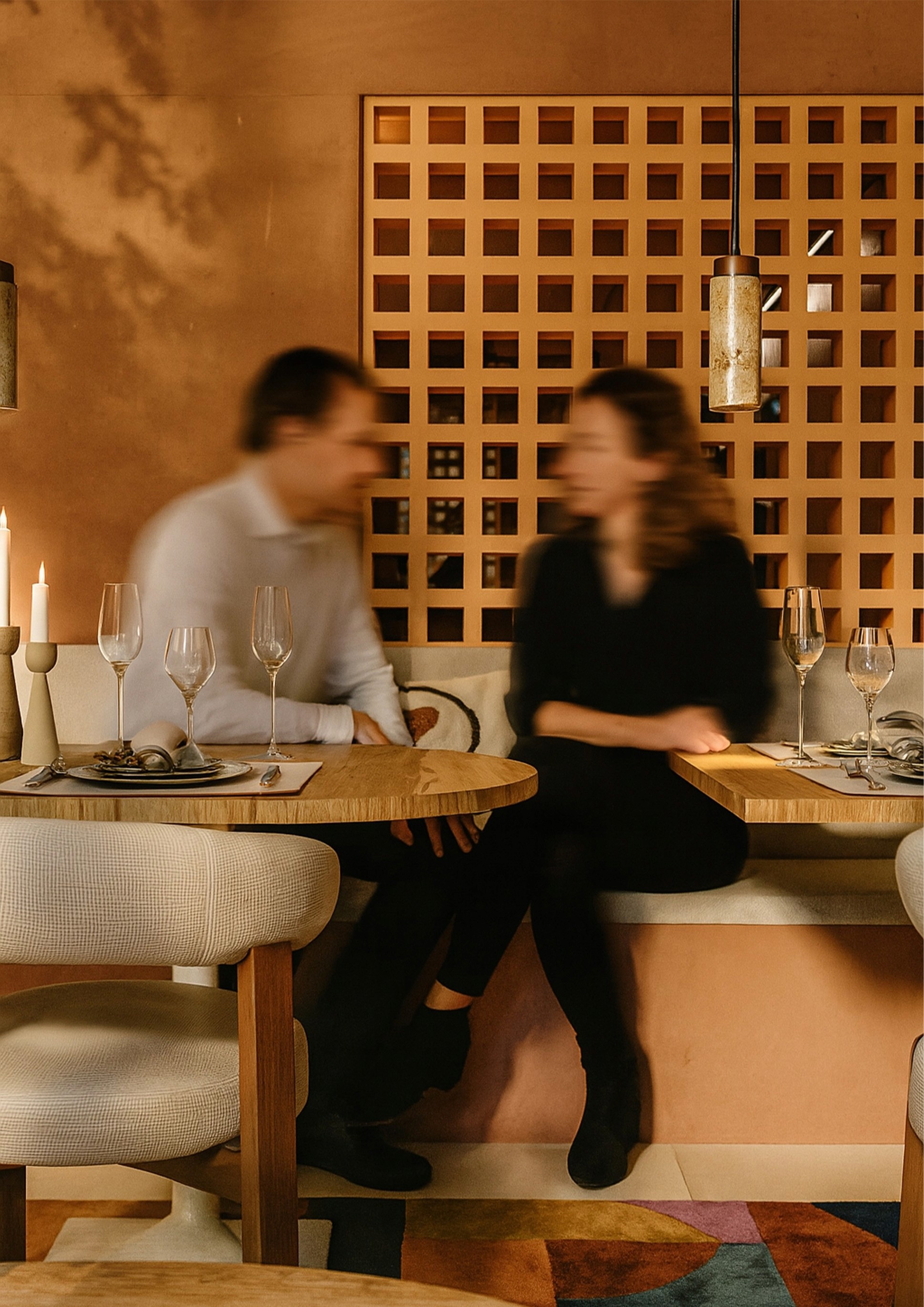 photo du restaurant amer : 3D avec personnes floutées