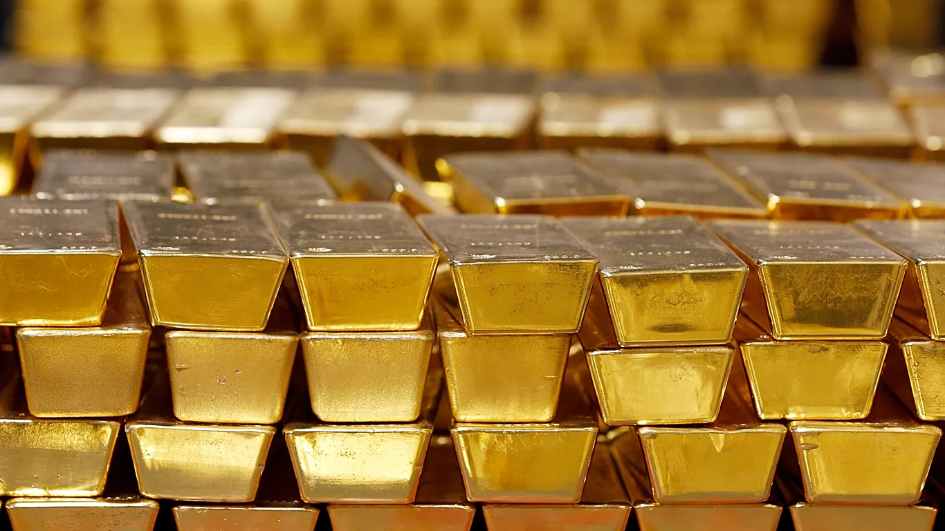 Gold bars illustration