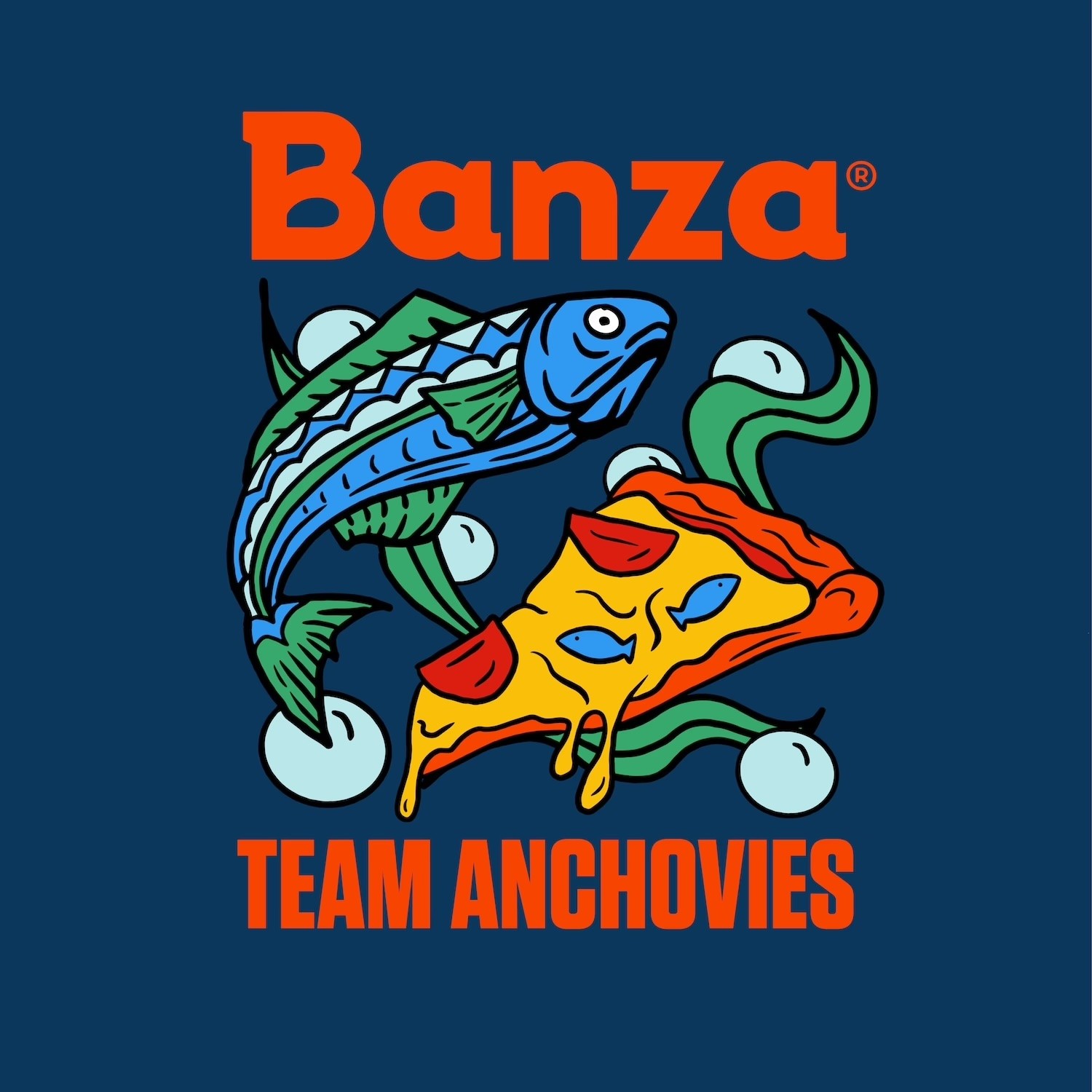 Banza Pizza Swag Design Team Anchoives 