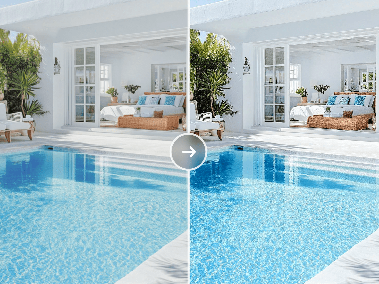 AI Pool Water Enhancement