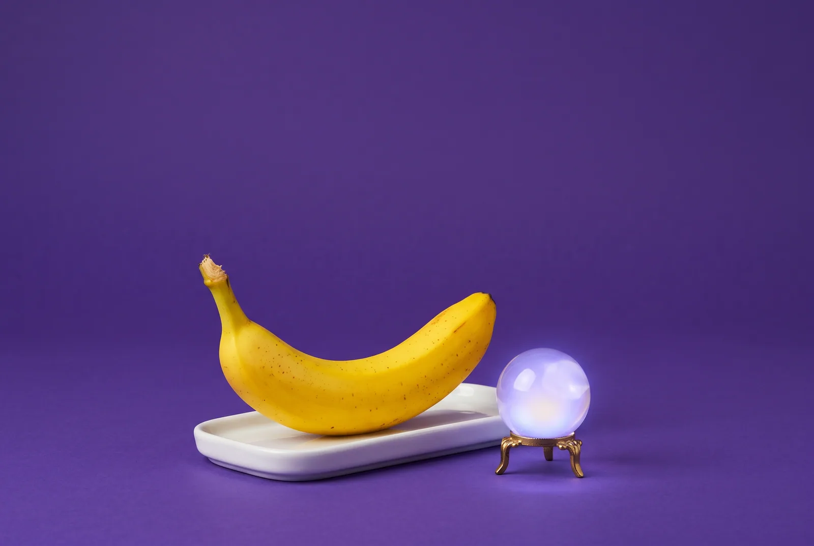 A banana beside a crystal ball on a brass stand, the dopamine and prolactin claims about the chaser effect that aren't proven