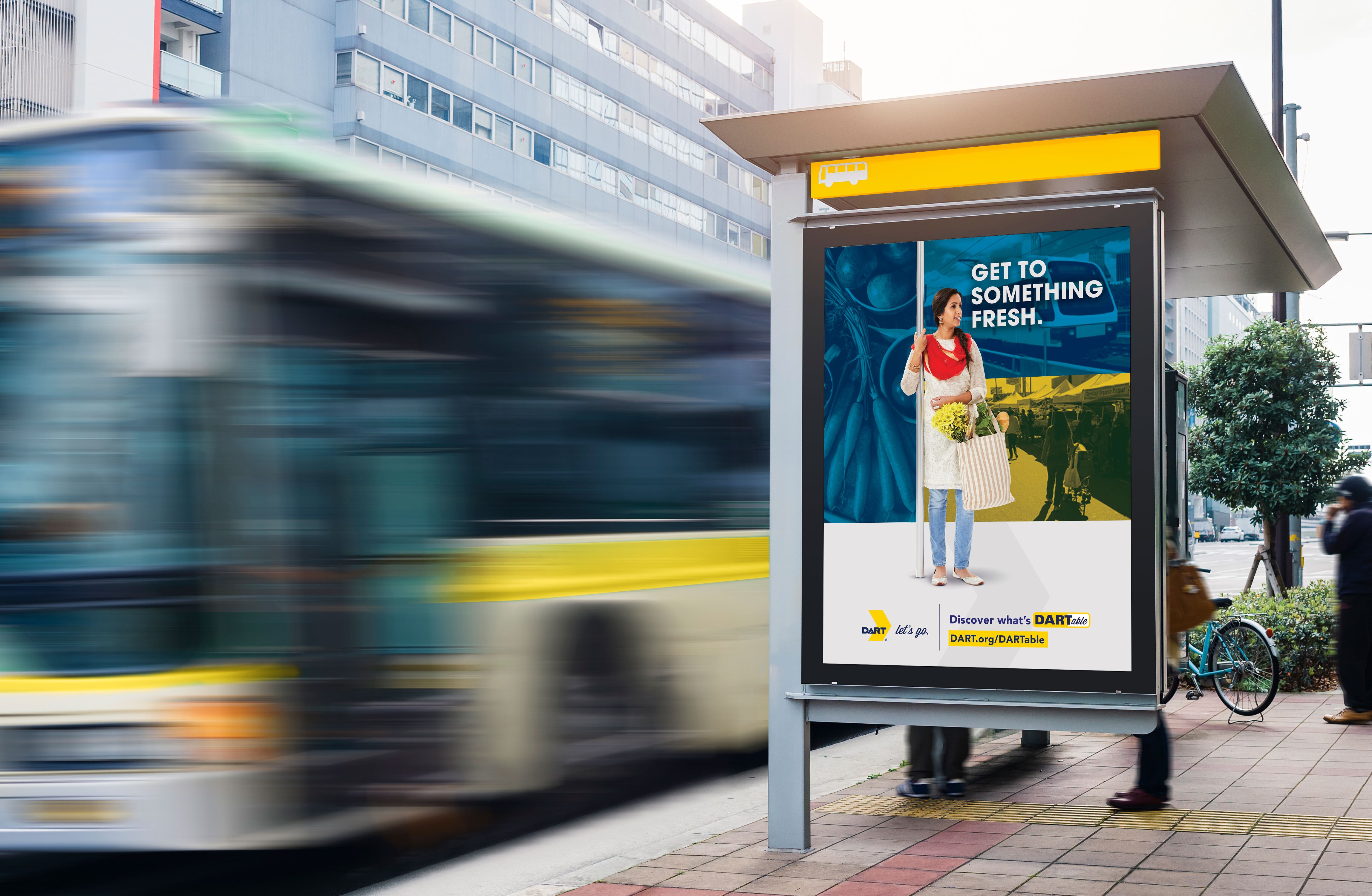 bus shelter poster ad campaign