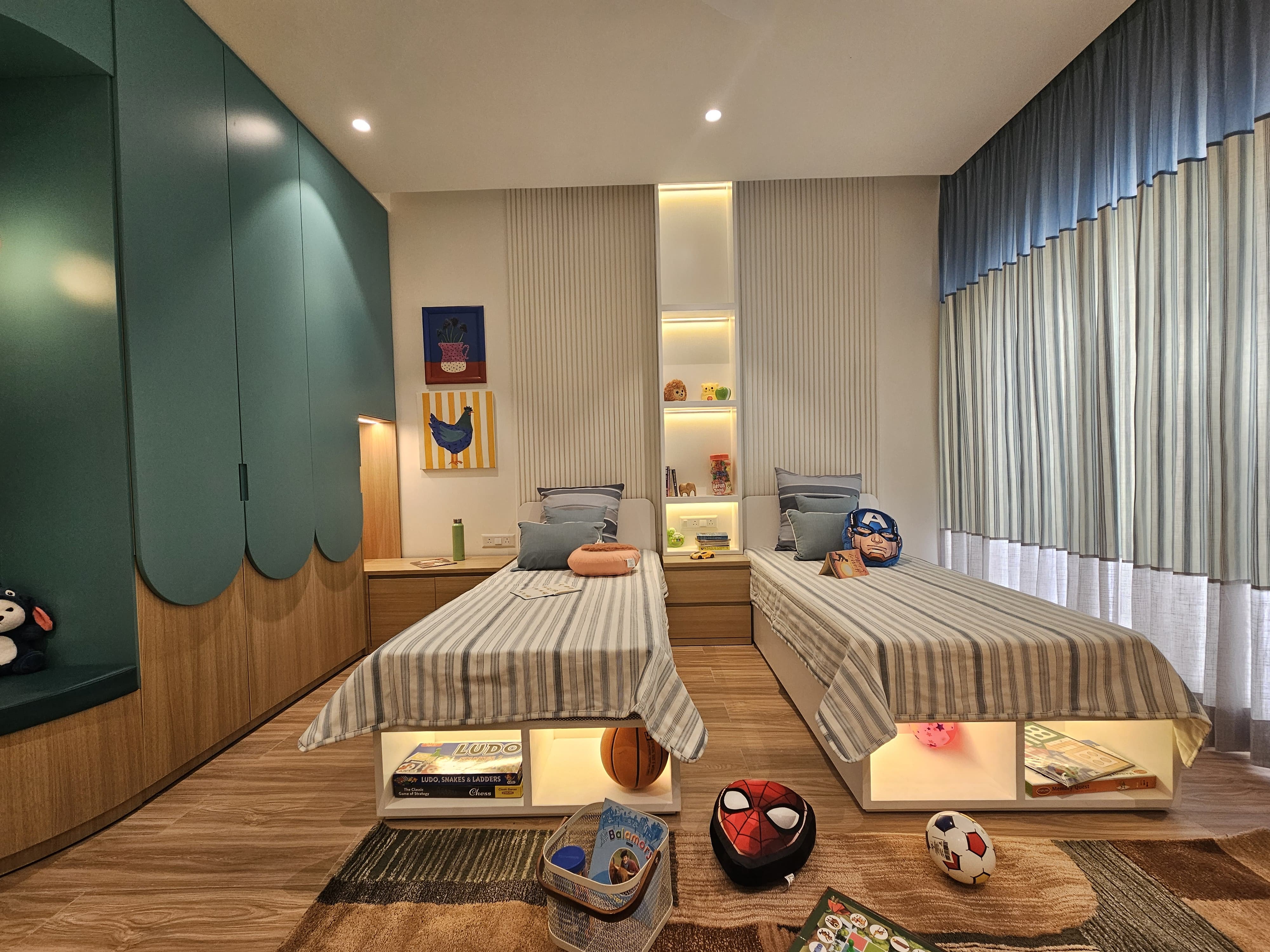 person sitting inside restaurant