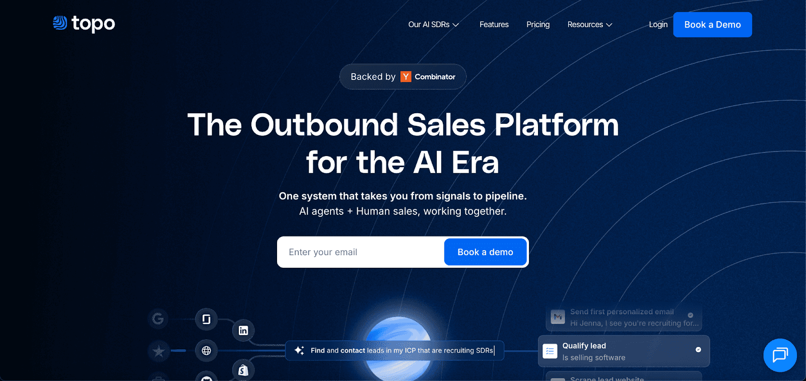 Topo.io homepage