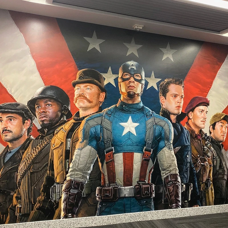 Marvel Mural at Disney Lot