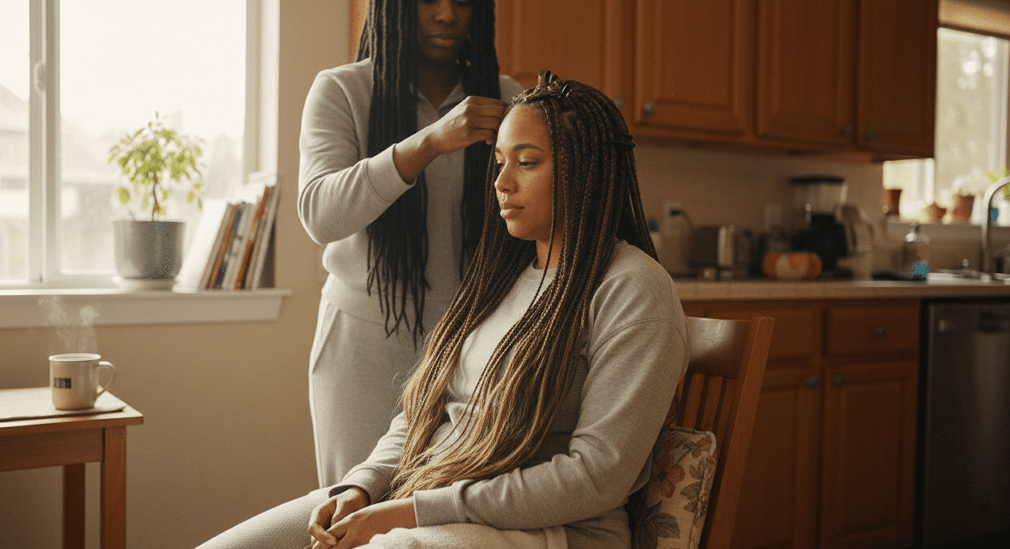 Braiding service page on Bukeen for booking braid appointments