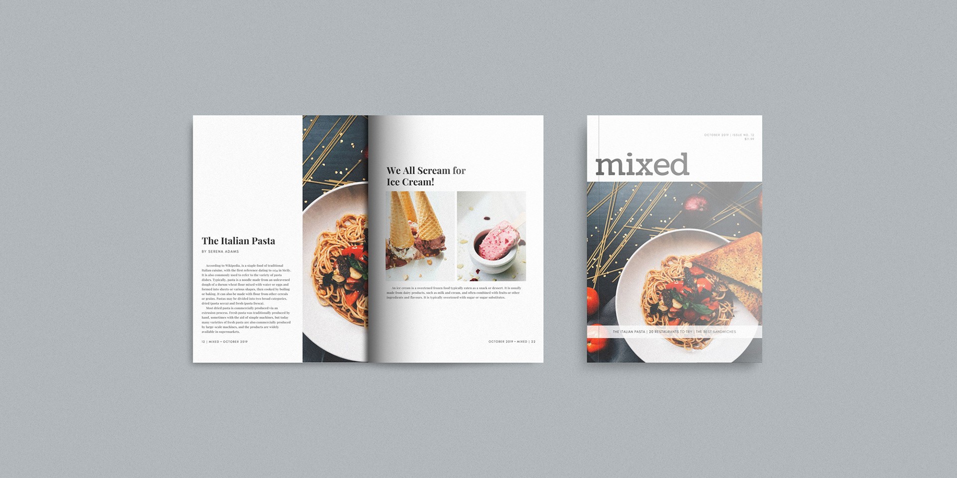 magazine mockup