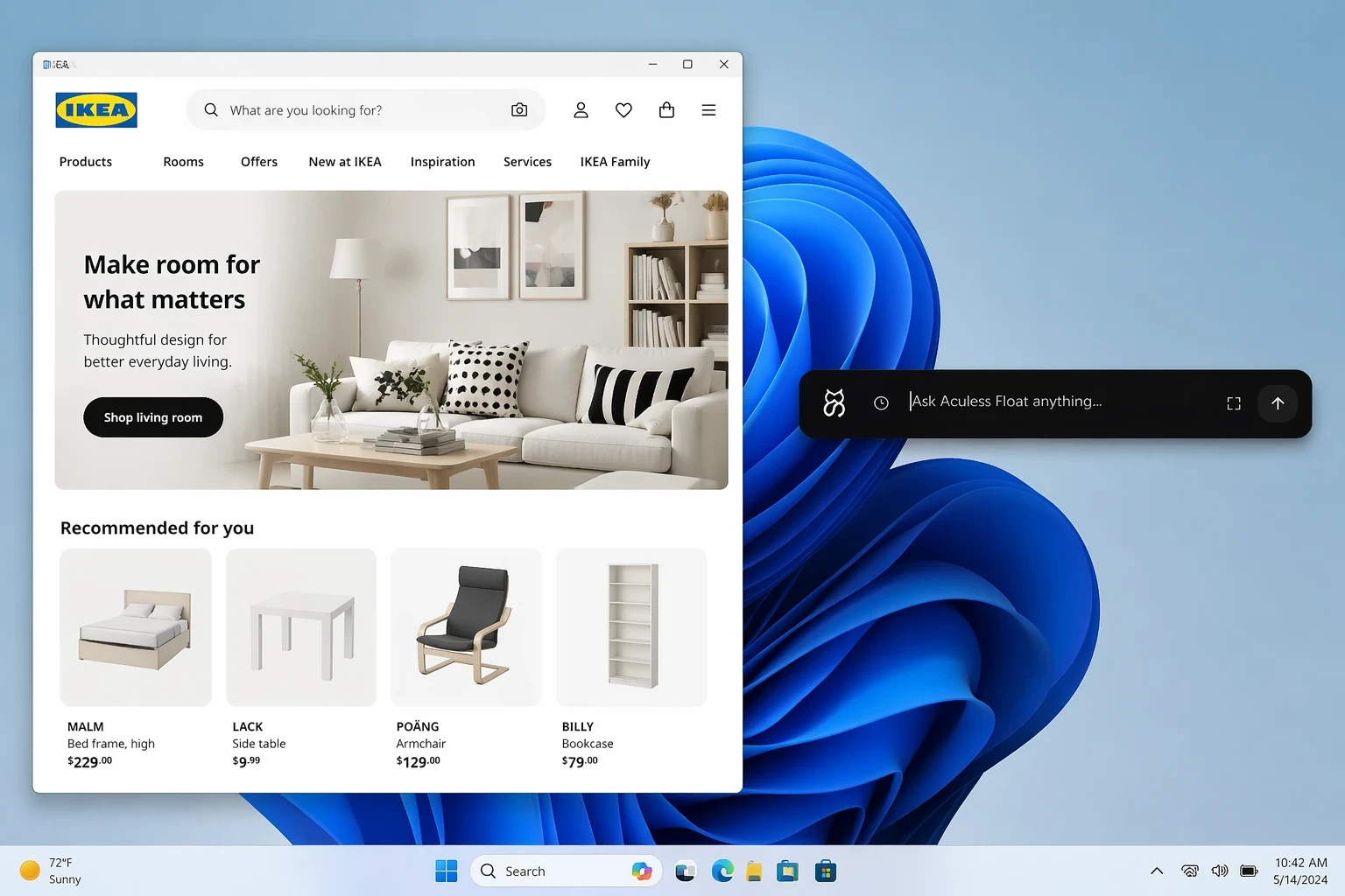 Glidex Desktop UI