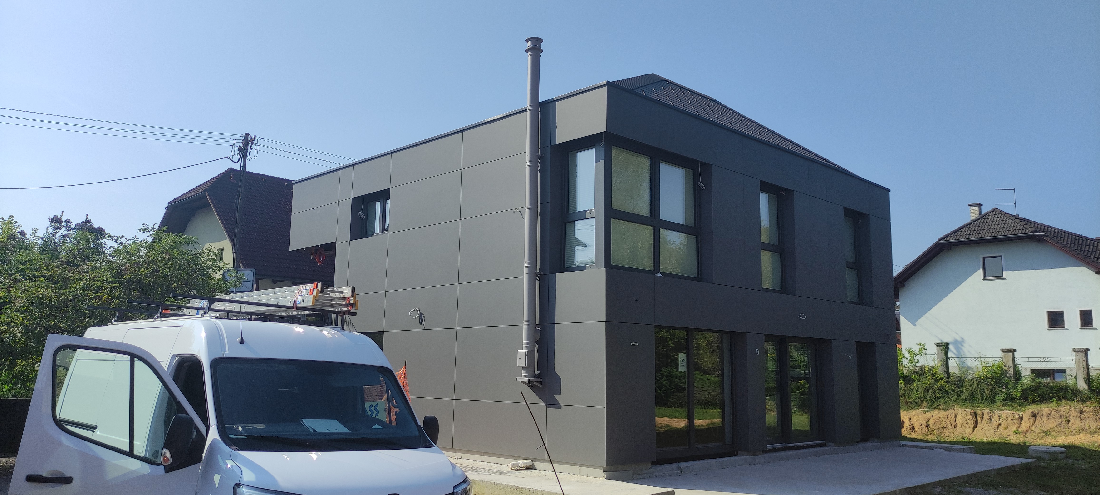 Dimnik na stanovanjskem objektu