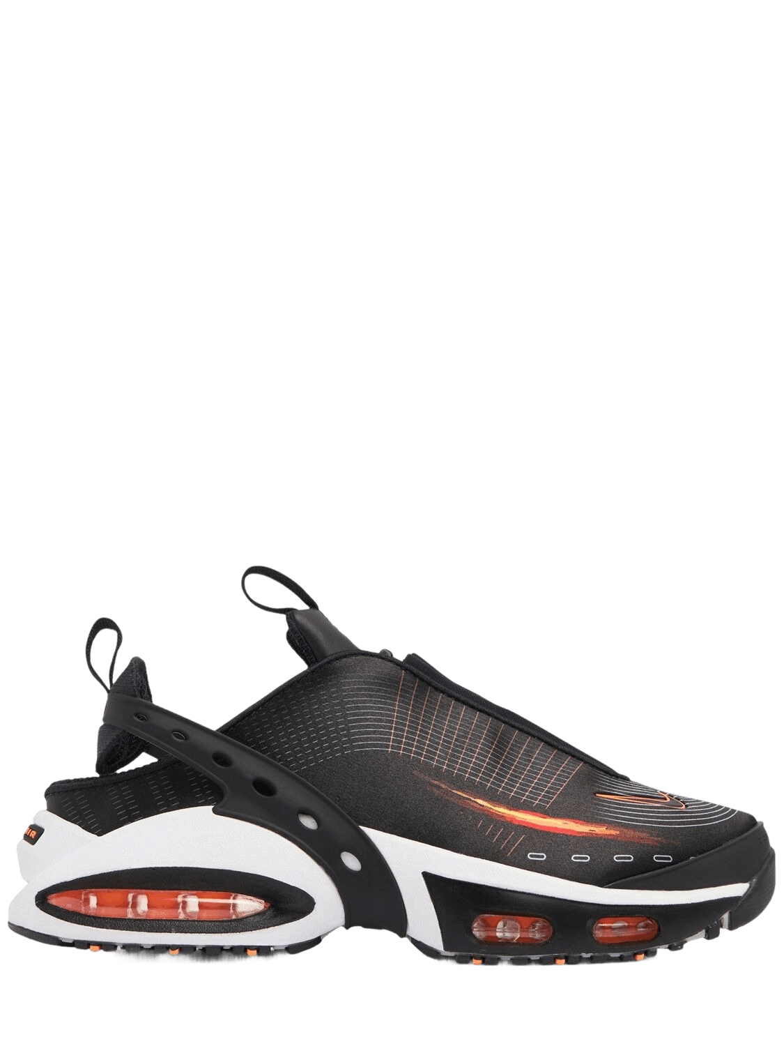 full shot of black sneakers