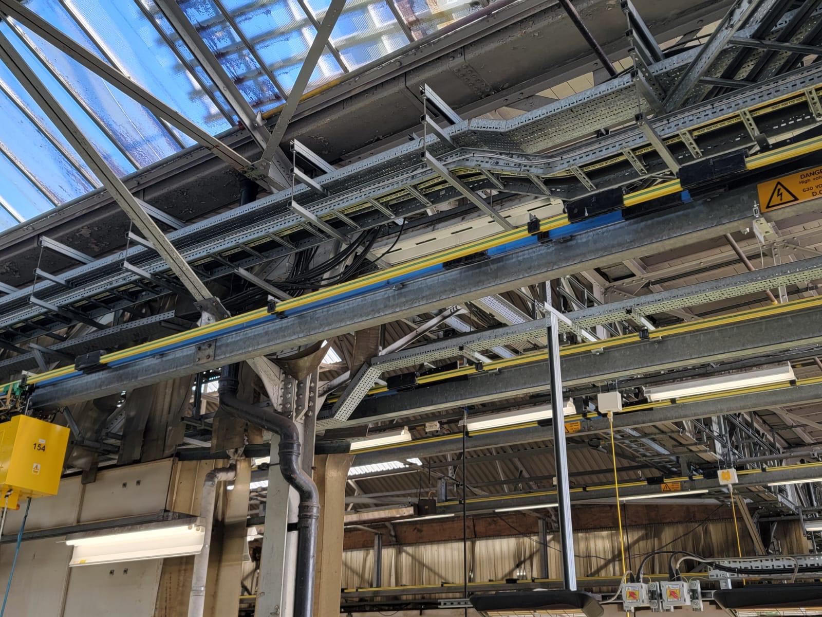 An electrical rail project completed by DPH 