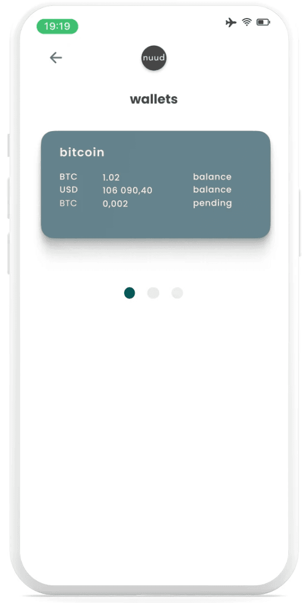 nuud money app home page