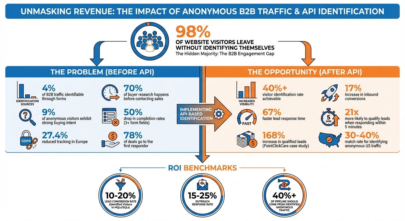 Anonymous Website Traffic Revenue Impact Statistics