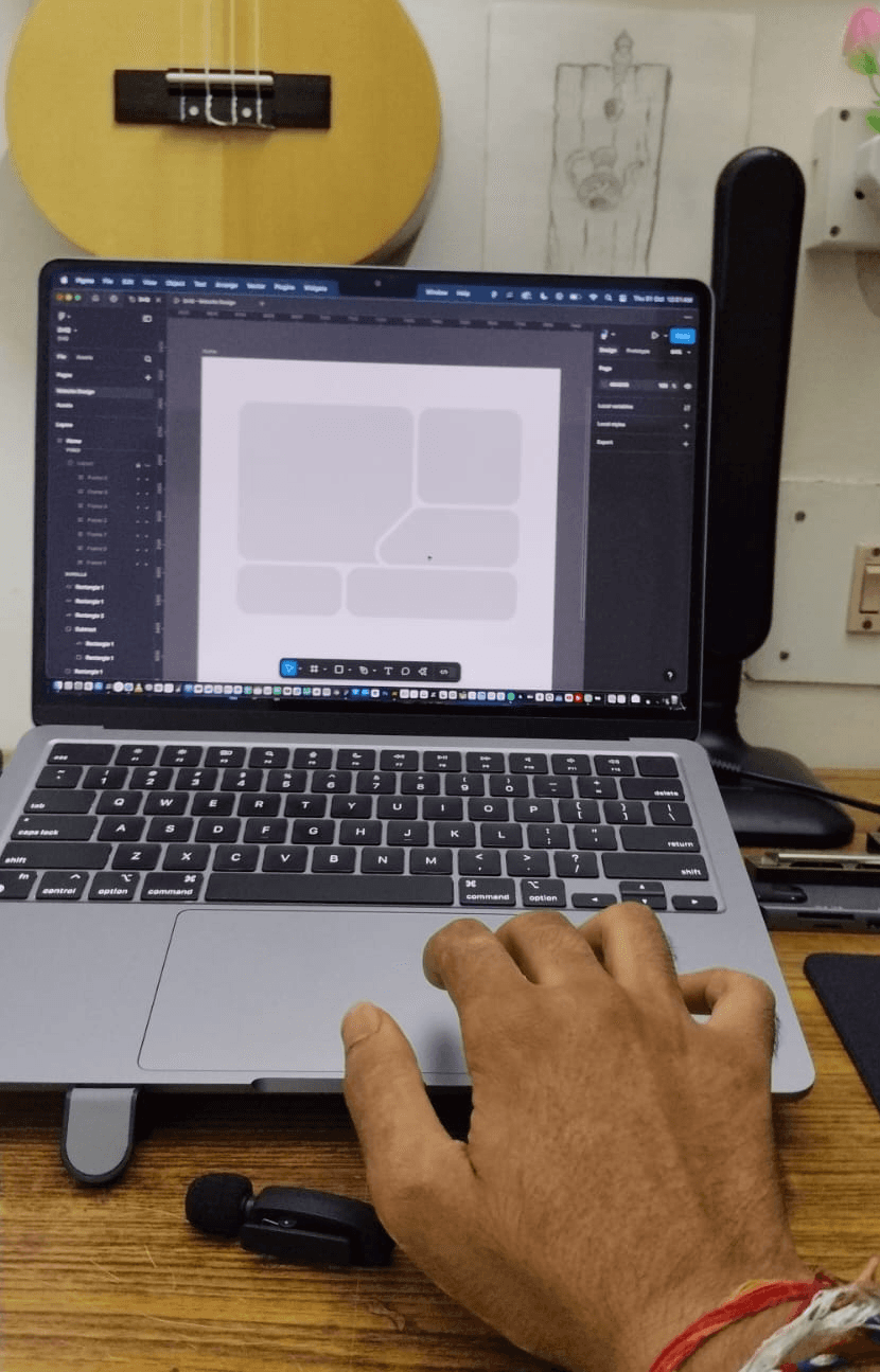 macbook pro displaying group of people