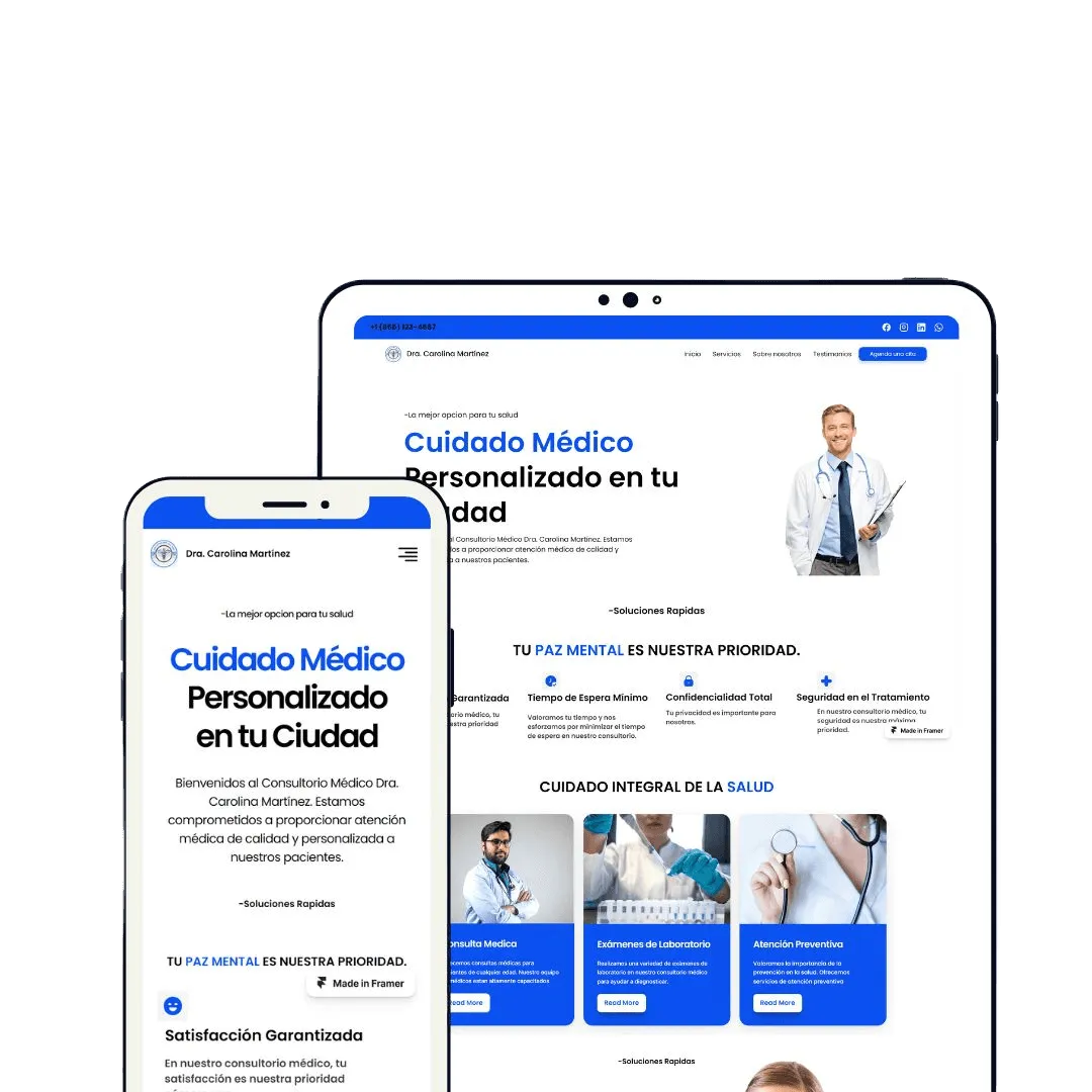 Diseño de página web profesional para empresa en San José