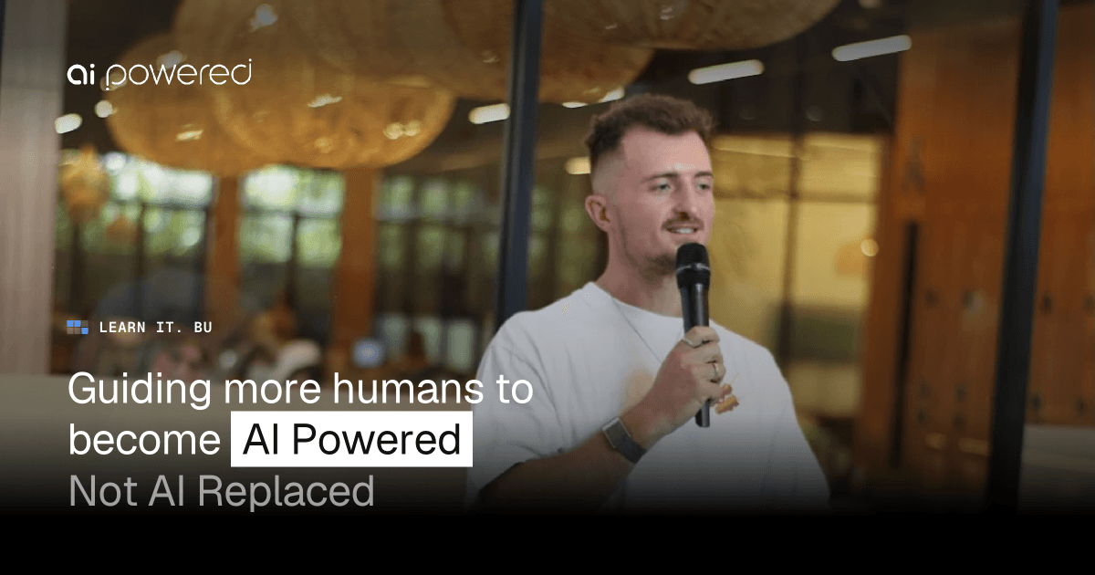 AI Powered by Ross Power website homepage built with Framer