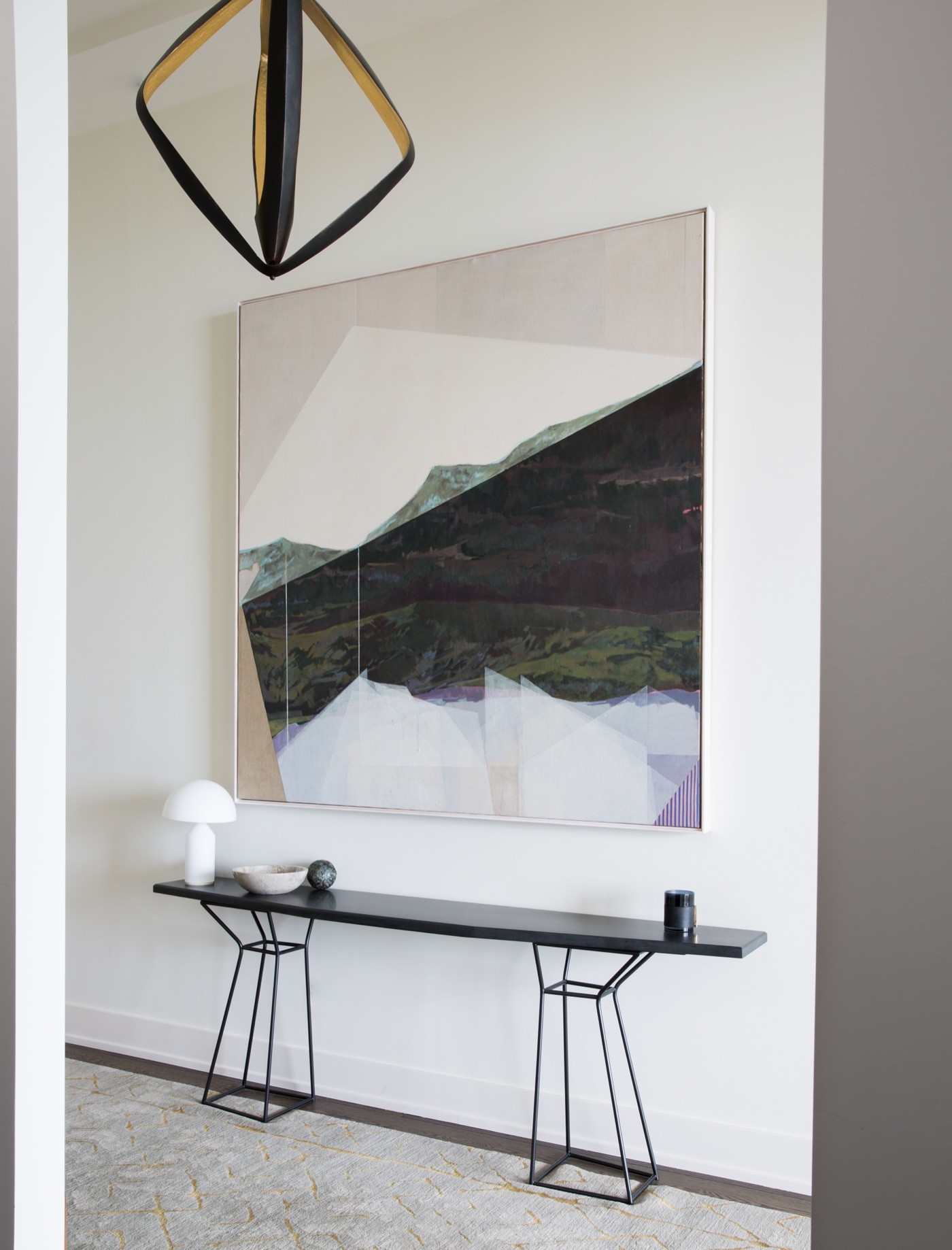 Imperial Building: hallway artwork, by Kim Lambert Design