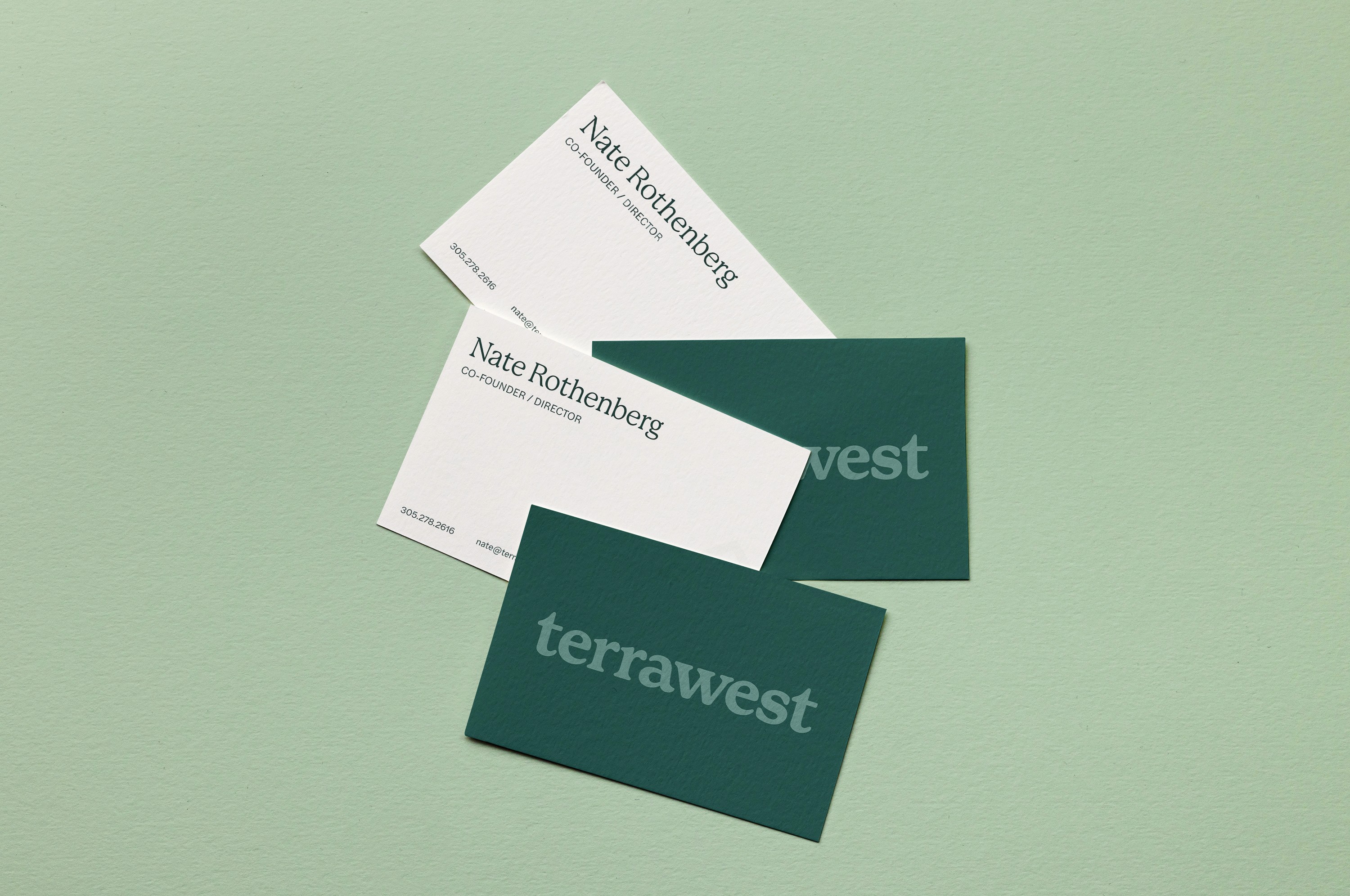 Terrawest business cards