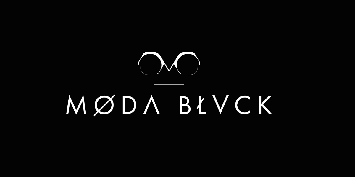 "ModaBlvck luxury eyewear brand logo featuring a modern design symbolizing high-end fashion and accessible pricing in the eyewear industry."