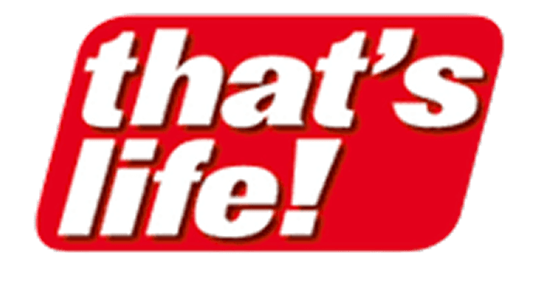 That’s Life magazine logo showcasing My Triage Network’s feature in mental health awareness.