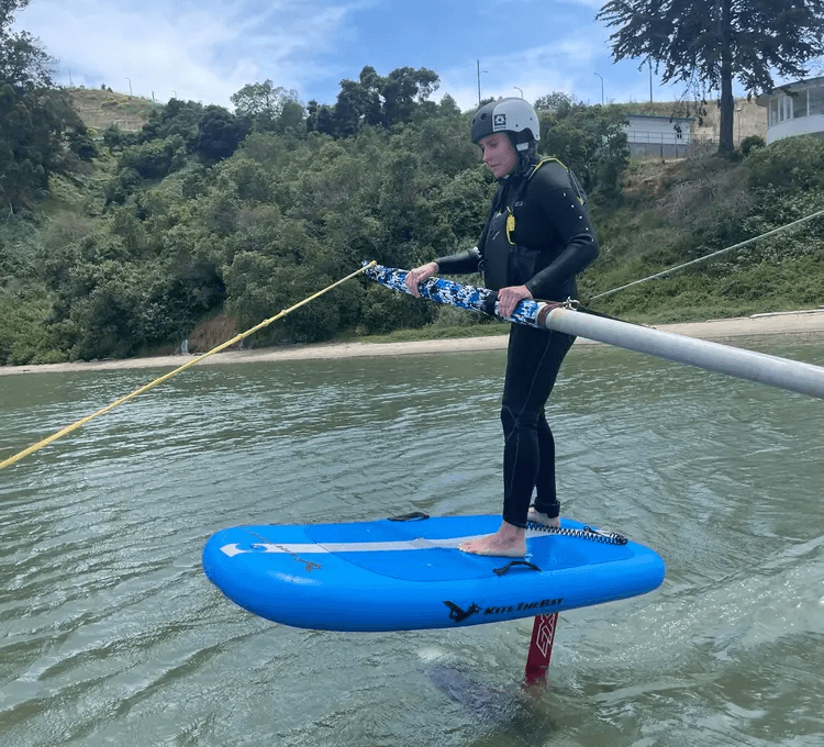 Man with surfboard