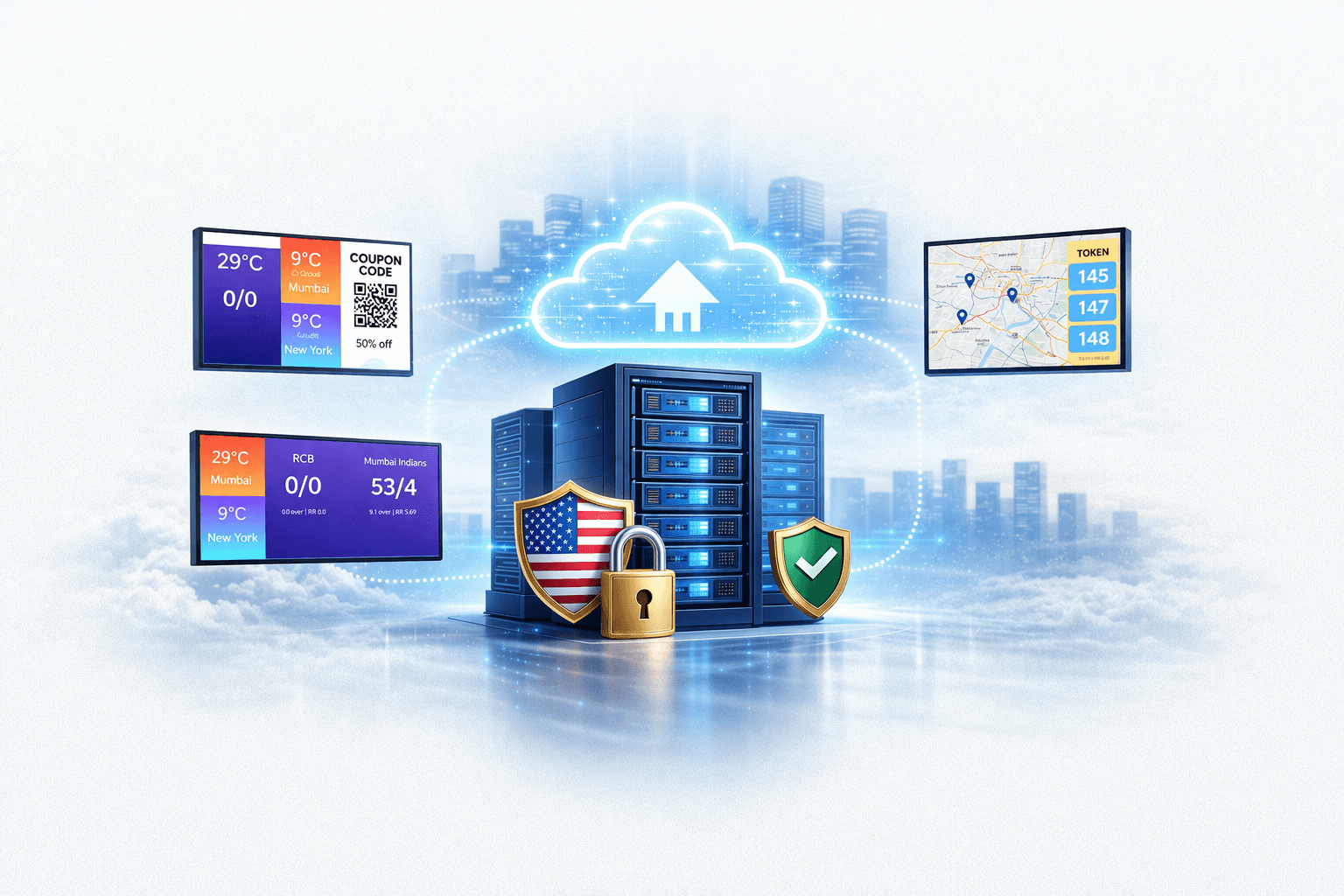 operaciones de señalización digital bancaria alojamiento local para cumplimiento