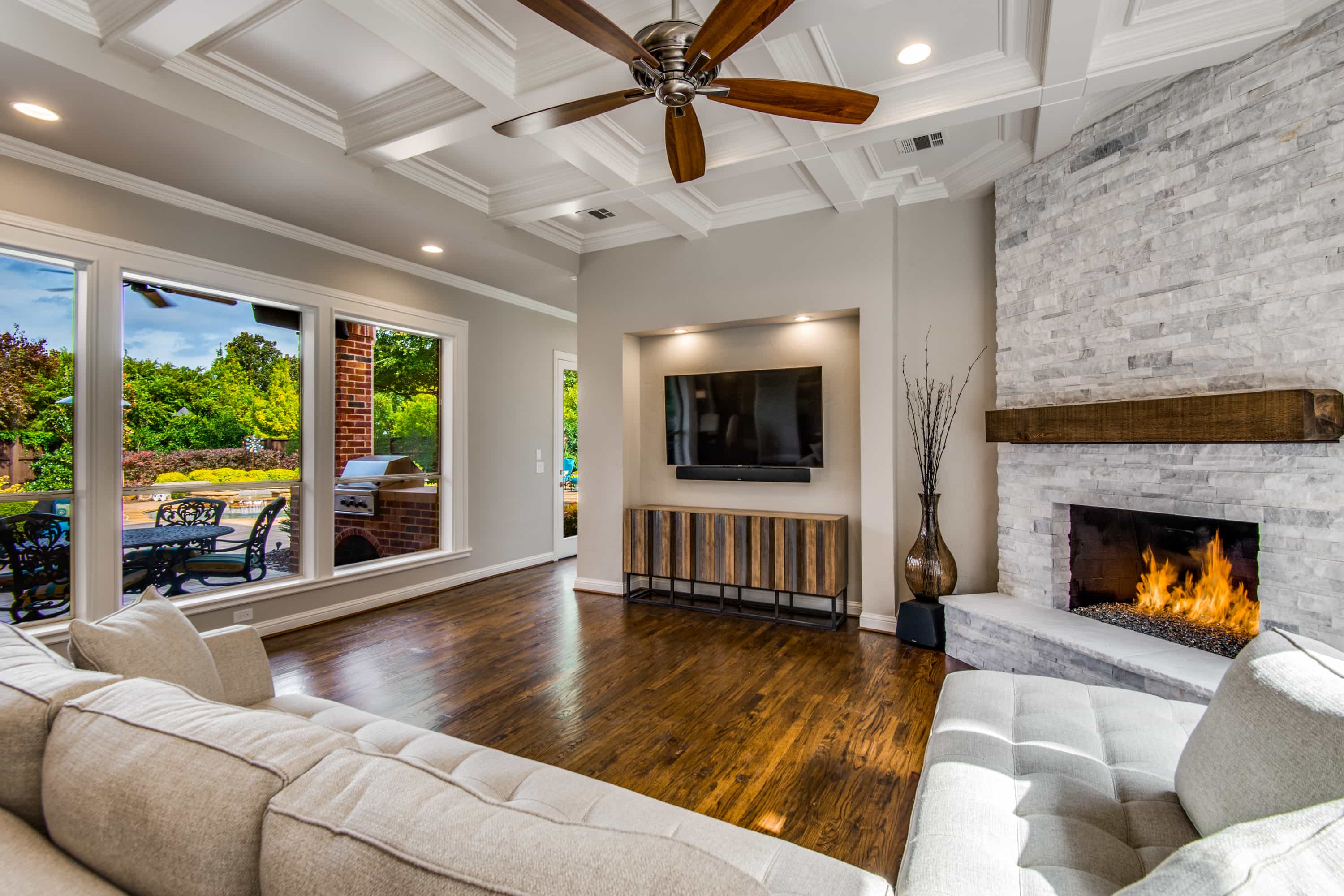 luxury living room remodel