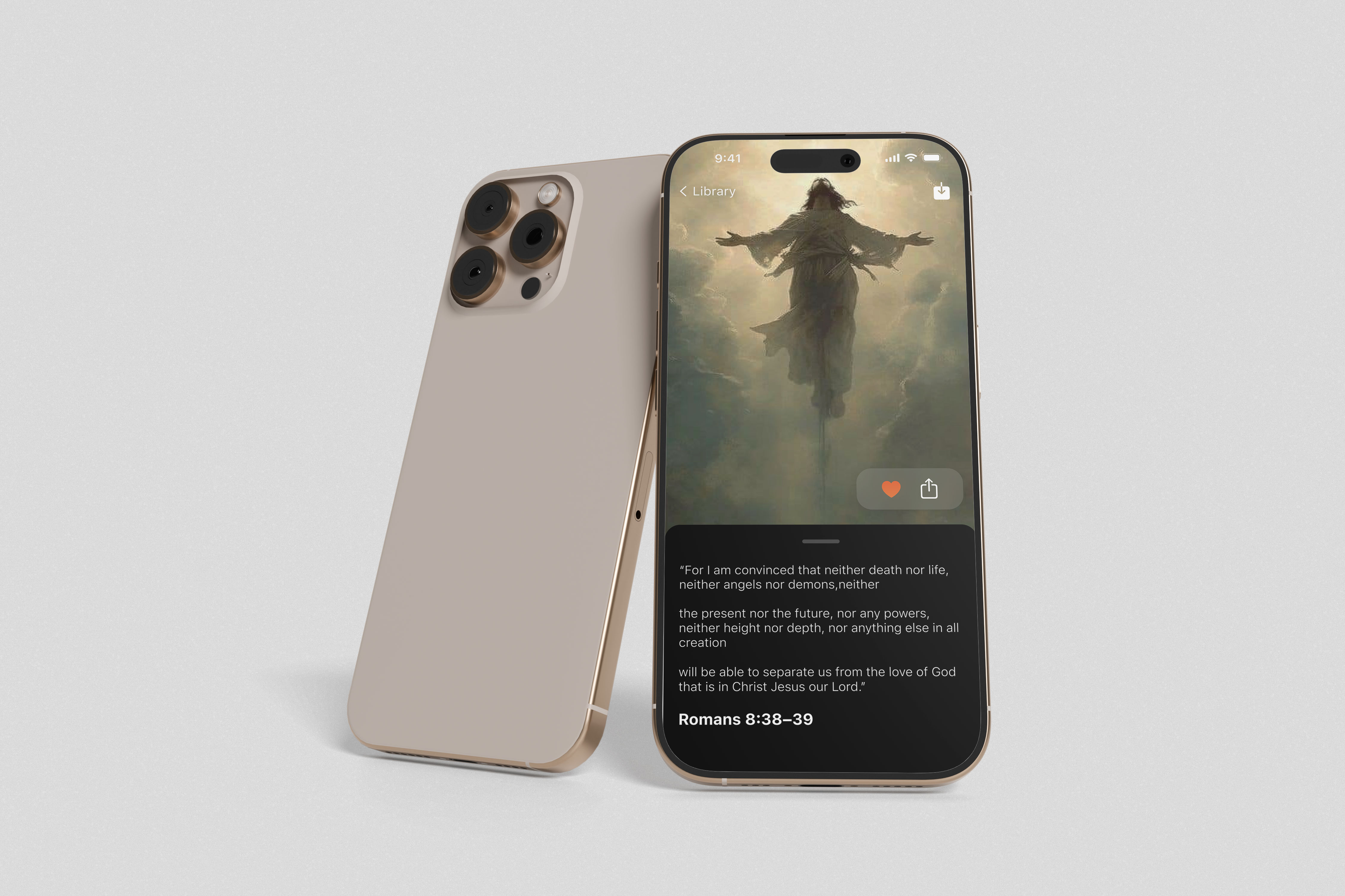 Two iPhones displaying a banking app