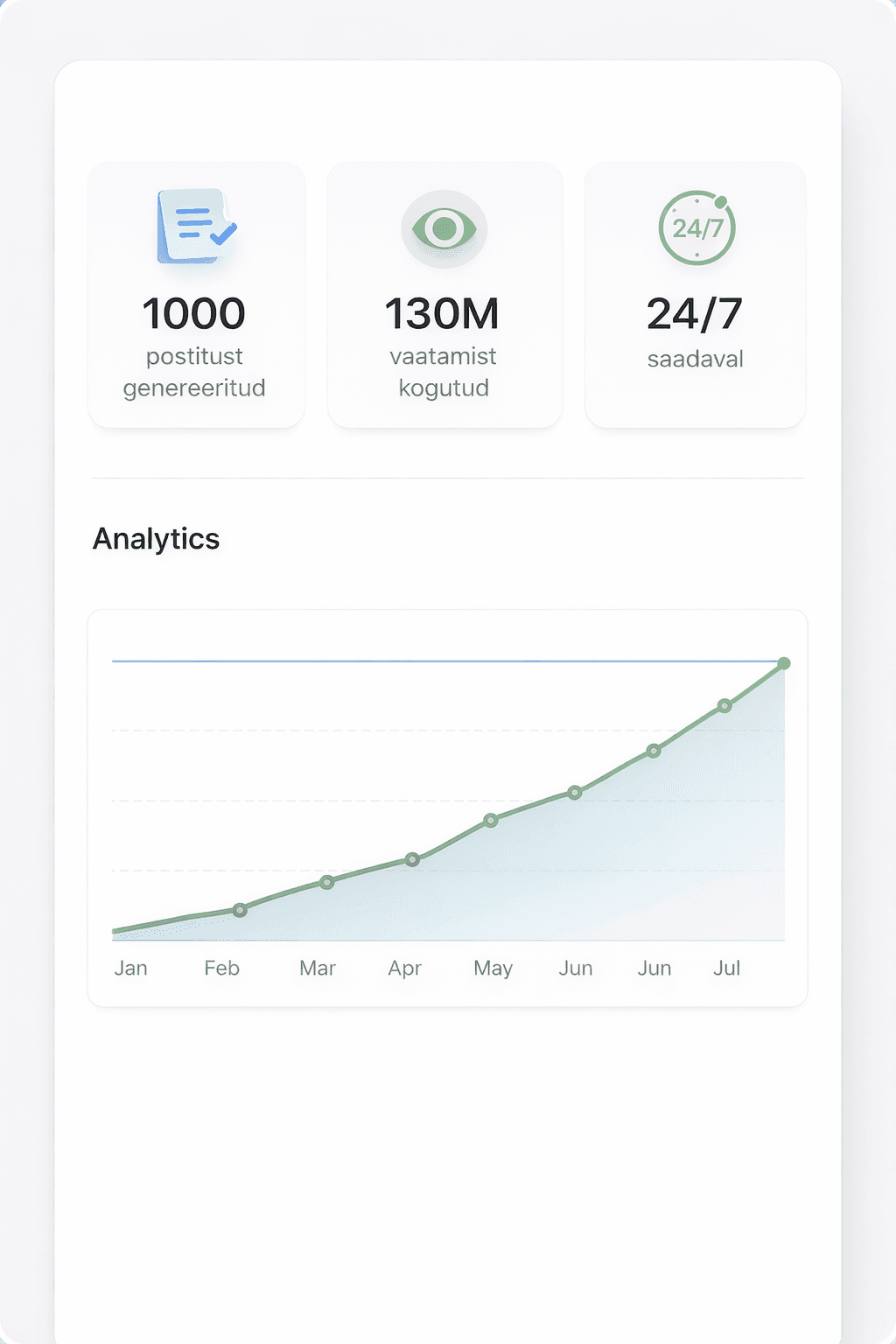 An image of Freelio's budget ui