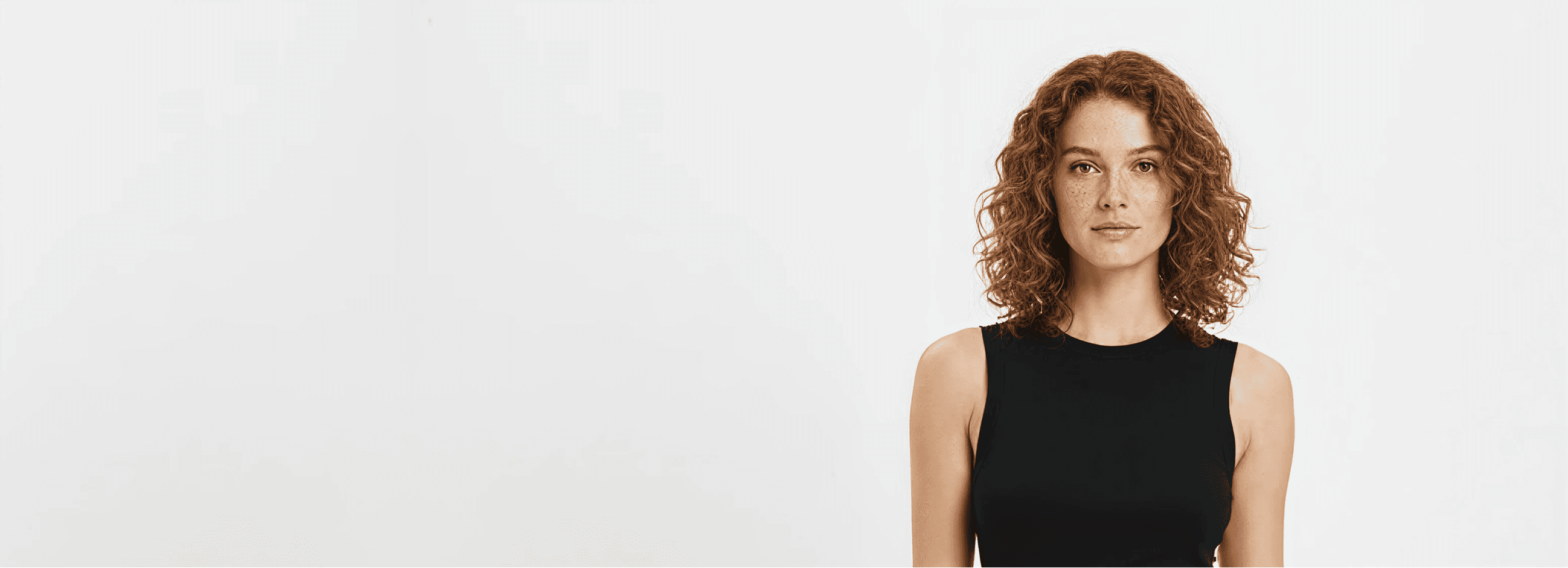 Female women wearing black top