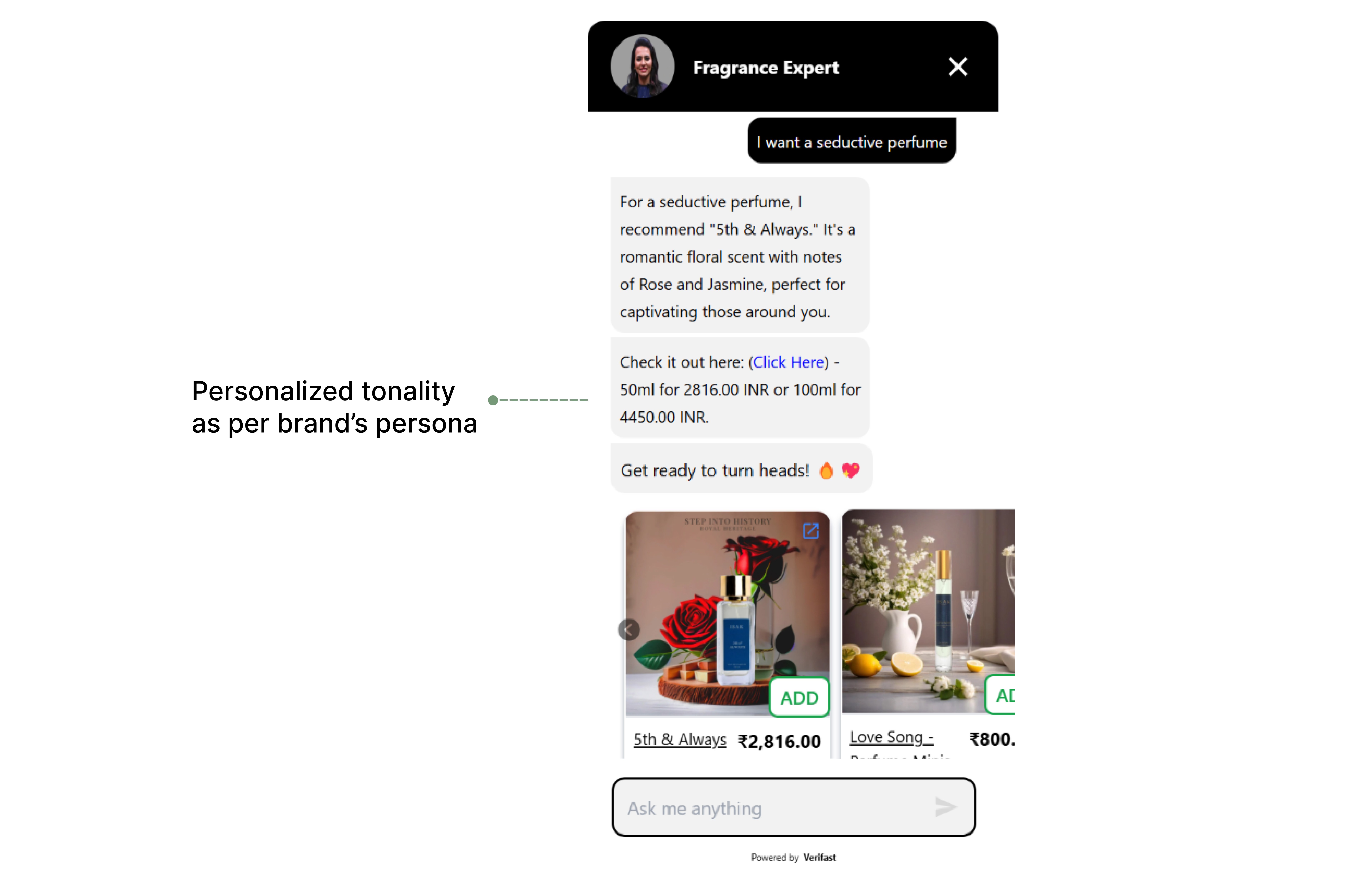 Verifast | Best AI chatbot for fragrance brands| India's top fragrance brands