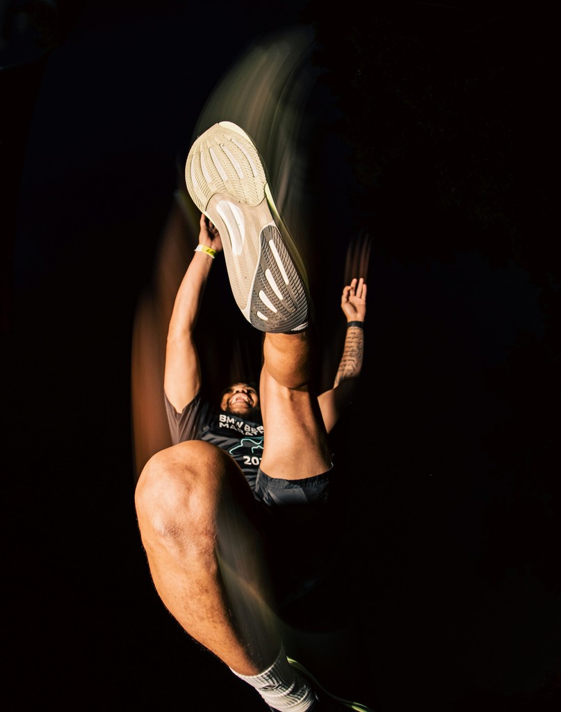 Athlete training with Runna running app demonstrating fitness coaching program