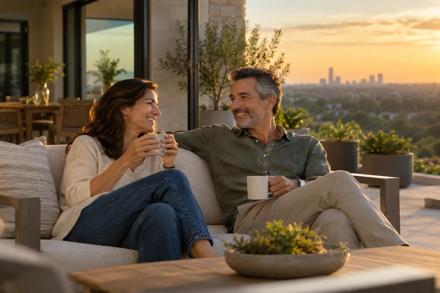 Physician couple, both 54