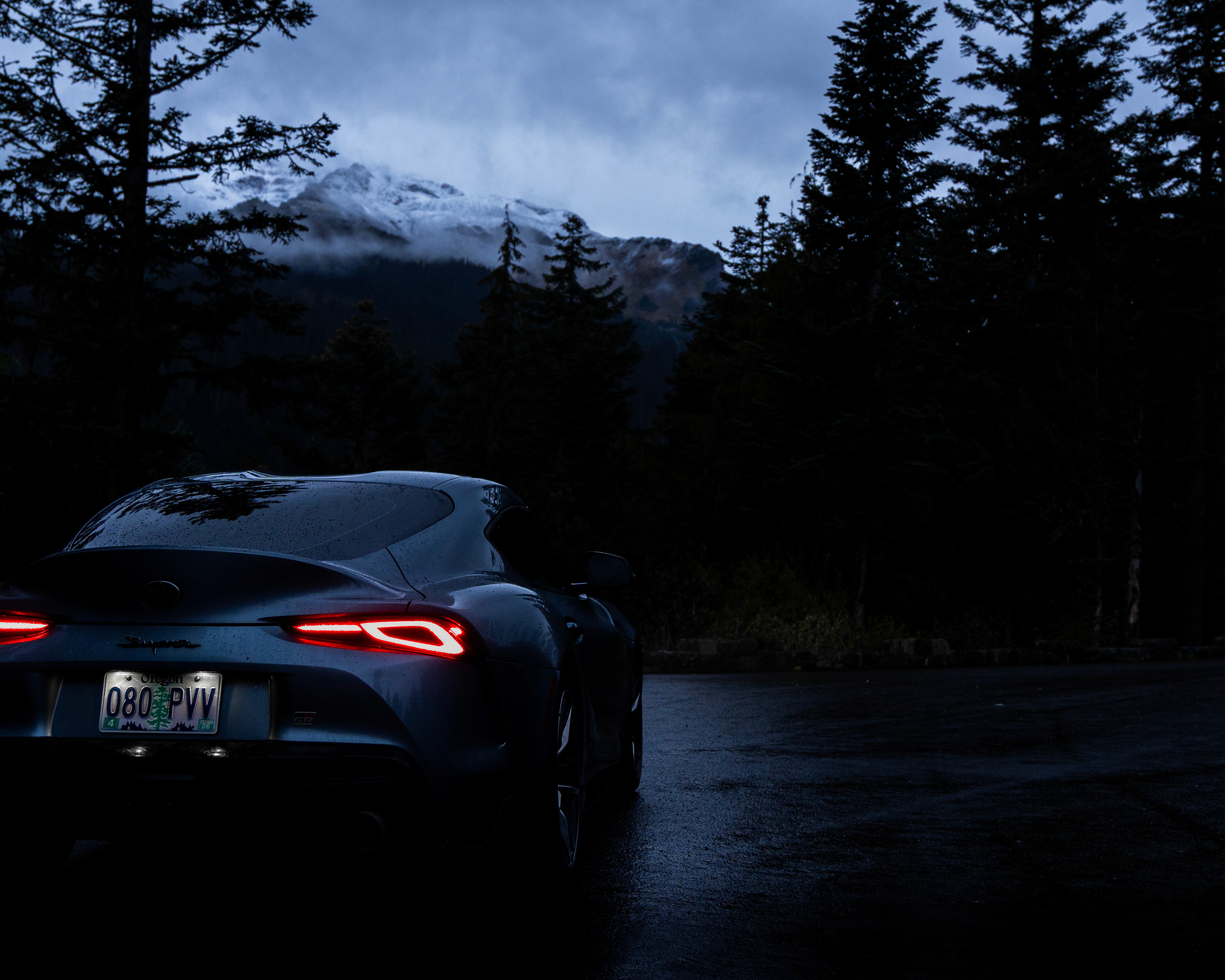 speaker with a half white half green background