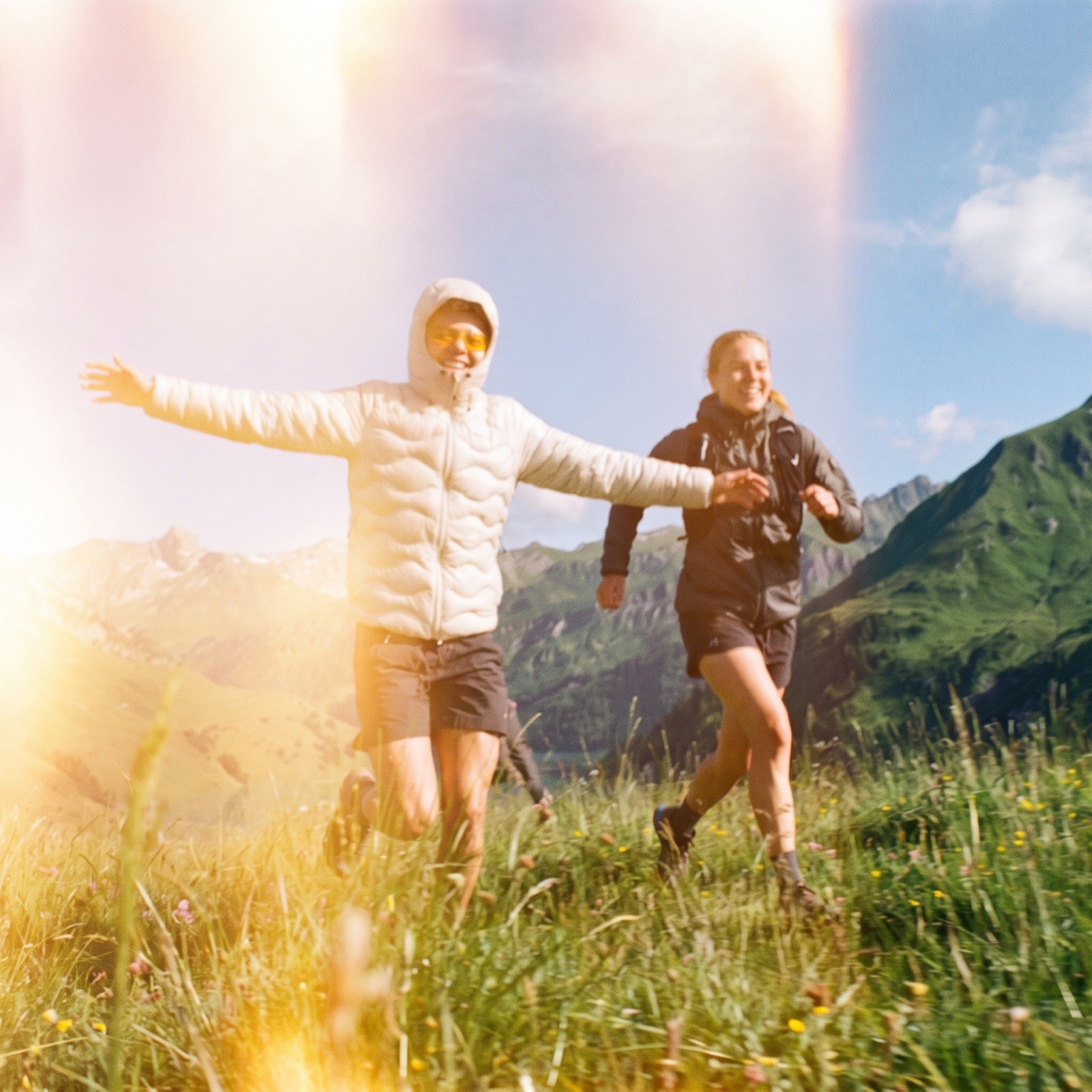 Two people outdoors representing personal coaching and progress