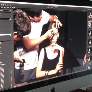 Backstage photo shooting for Monaco Bijoux by Suzaku Productions