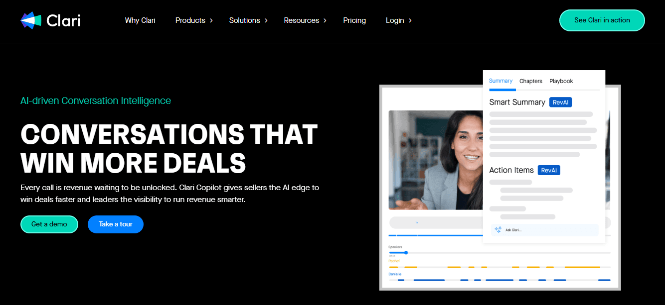 Clari Copilot (Formerly Wingman)&nbsp;&nbsp;