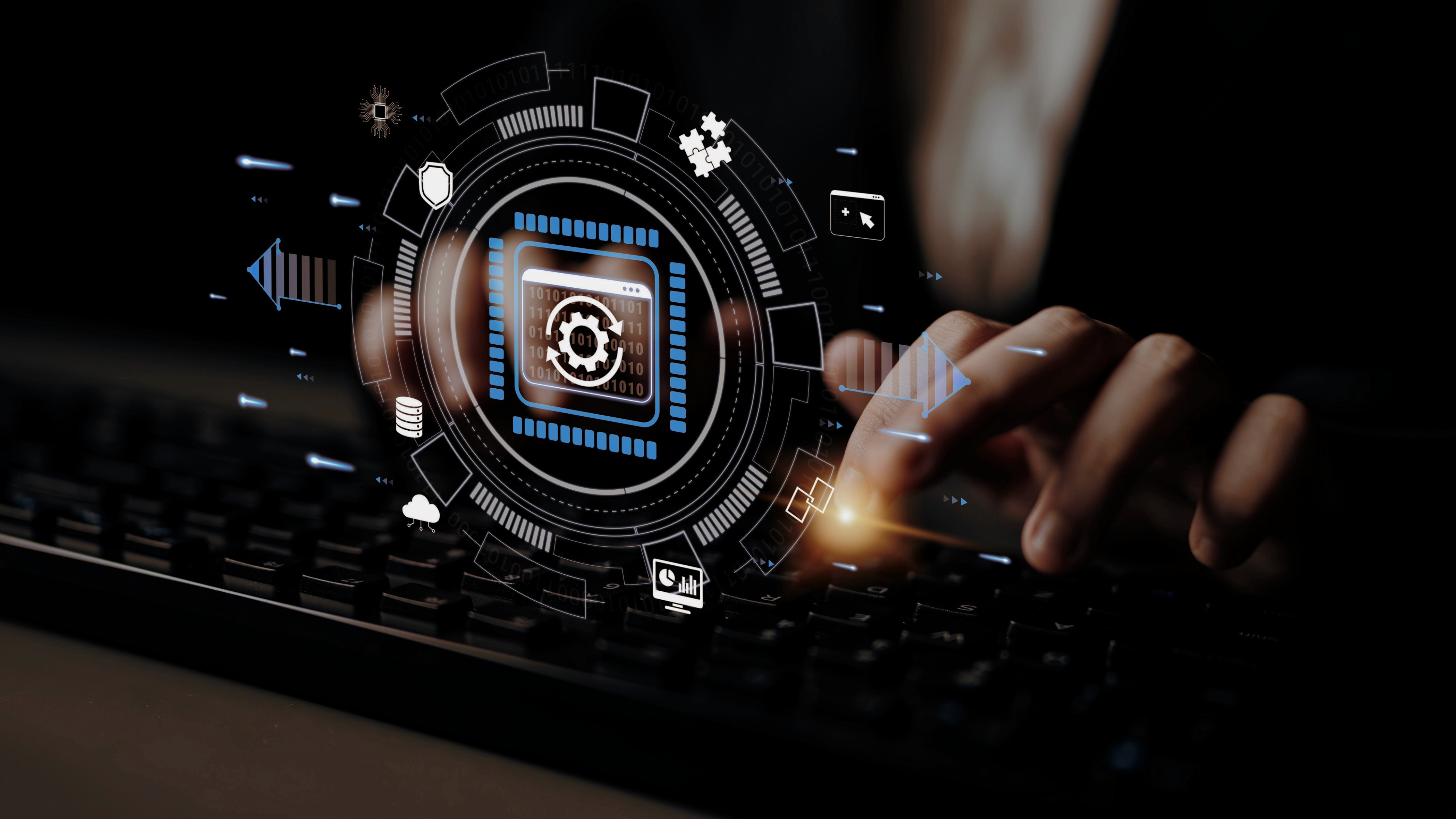 a close up of a cell phone with a dark background