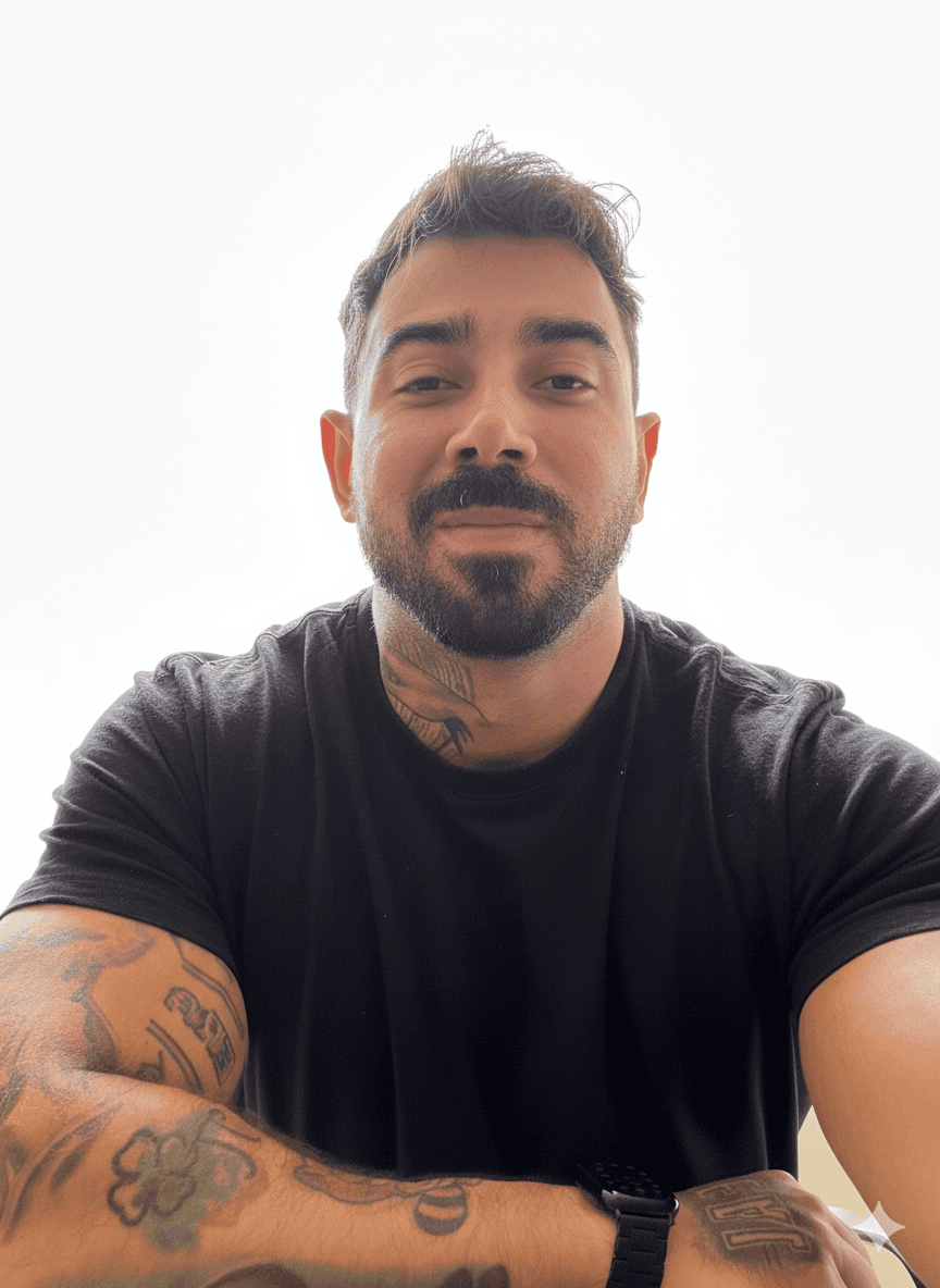 Portrait of portfolio creator